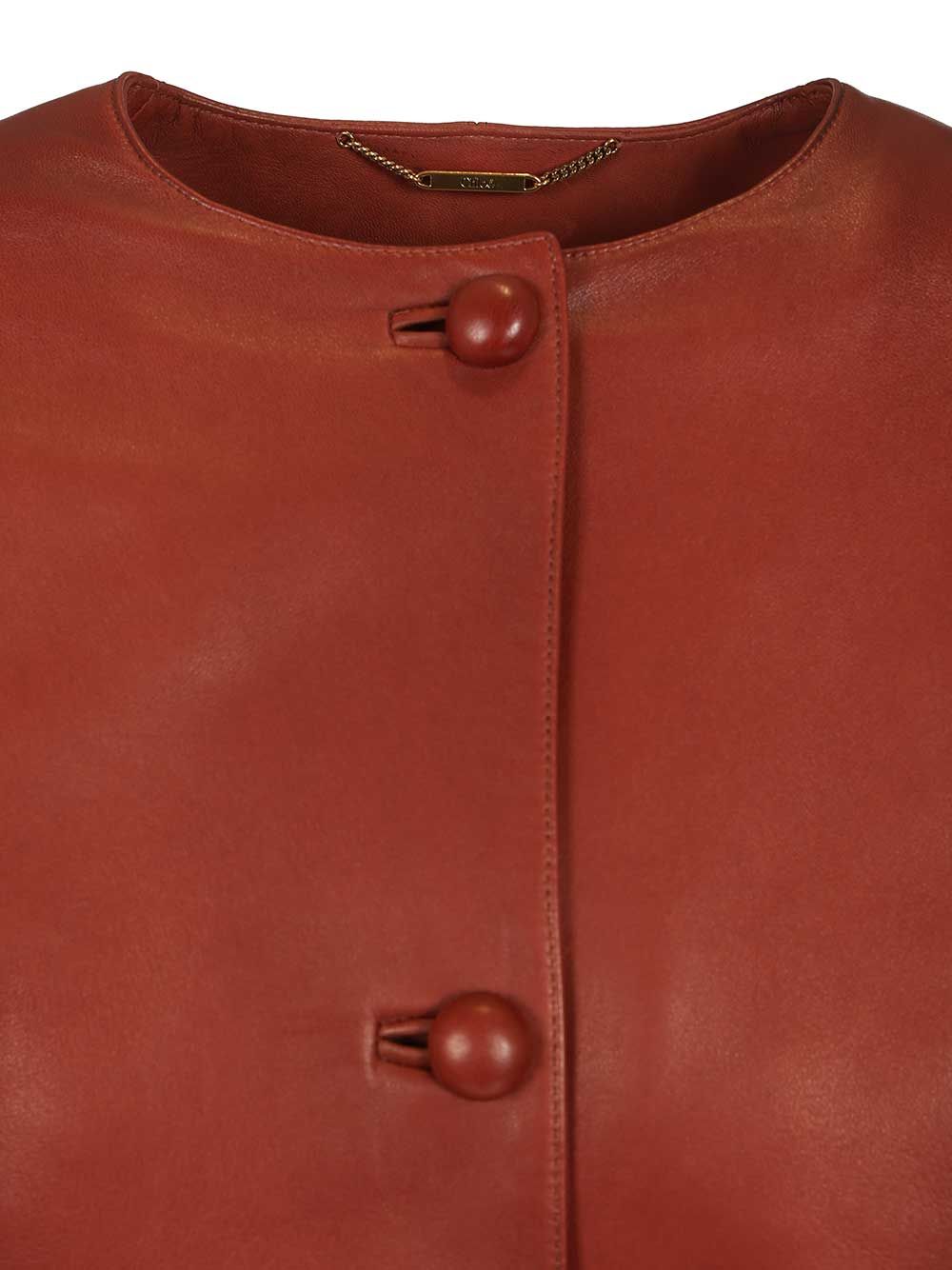 Short jacket CH26SCV97201642 (Chloé / レザー&ファージャケット・コート ) | Chloé (クロエ)(3)