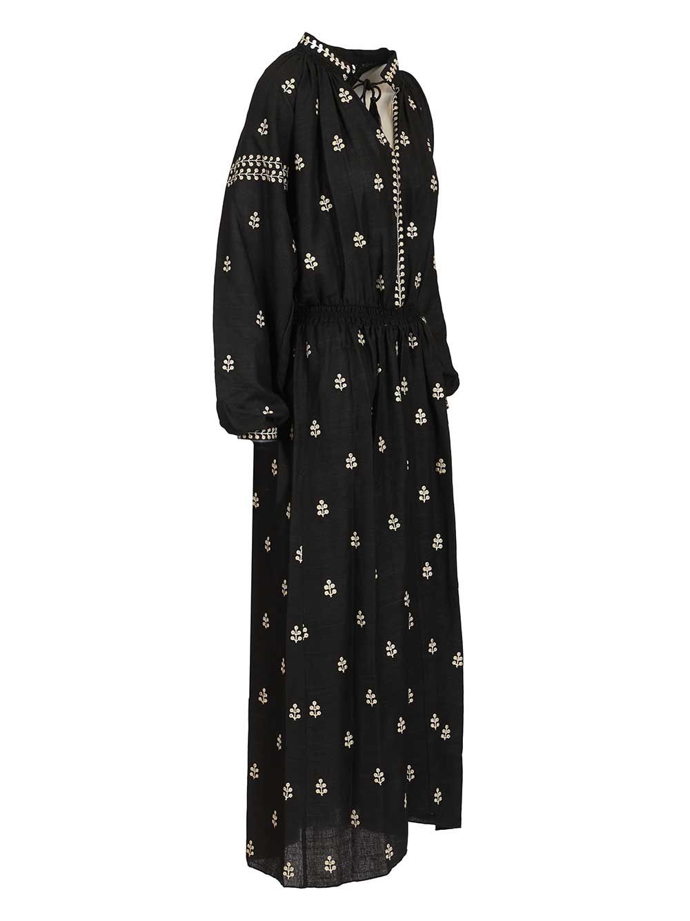 TUSSAR SILK DRESS 26PRO1027FAD1J12I01BK (Isabel Marant / ワンピース・ドレス・オールインワン ) | Isabel Marant (イザベル マラン)(2)