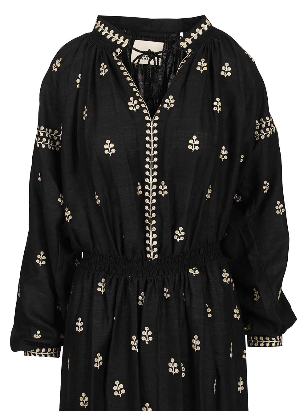 TUSSAR SILK DRESS 26PRO1027FAD1J12I01BK (Isabel Marant / ワンピース・ドレス・オールインワン ) | Isabel Marant (イザベル マラン)(4)