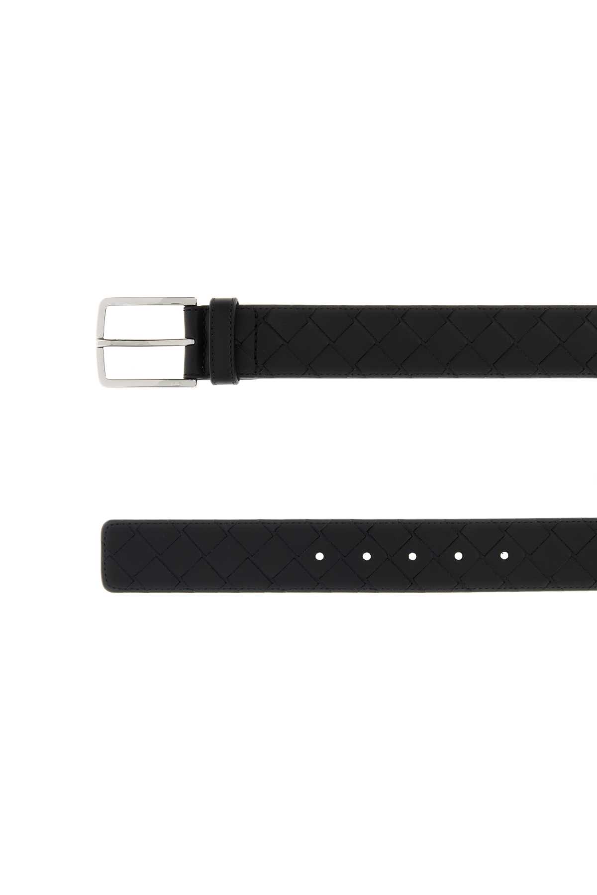 Black leather belt 609182V4KF18803 (Bottega Veneta / ベルト・サスペンダー ) | Bottega Veneta (ボッテガ・ヴェネタ)(1)