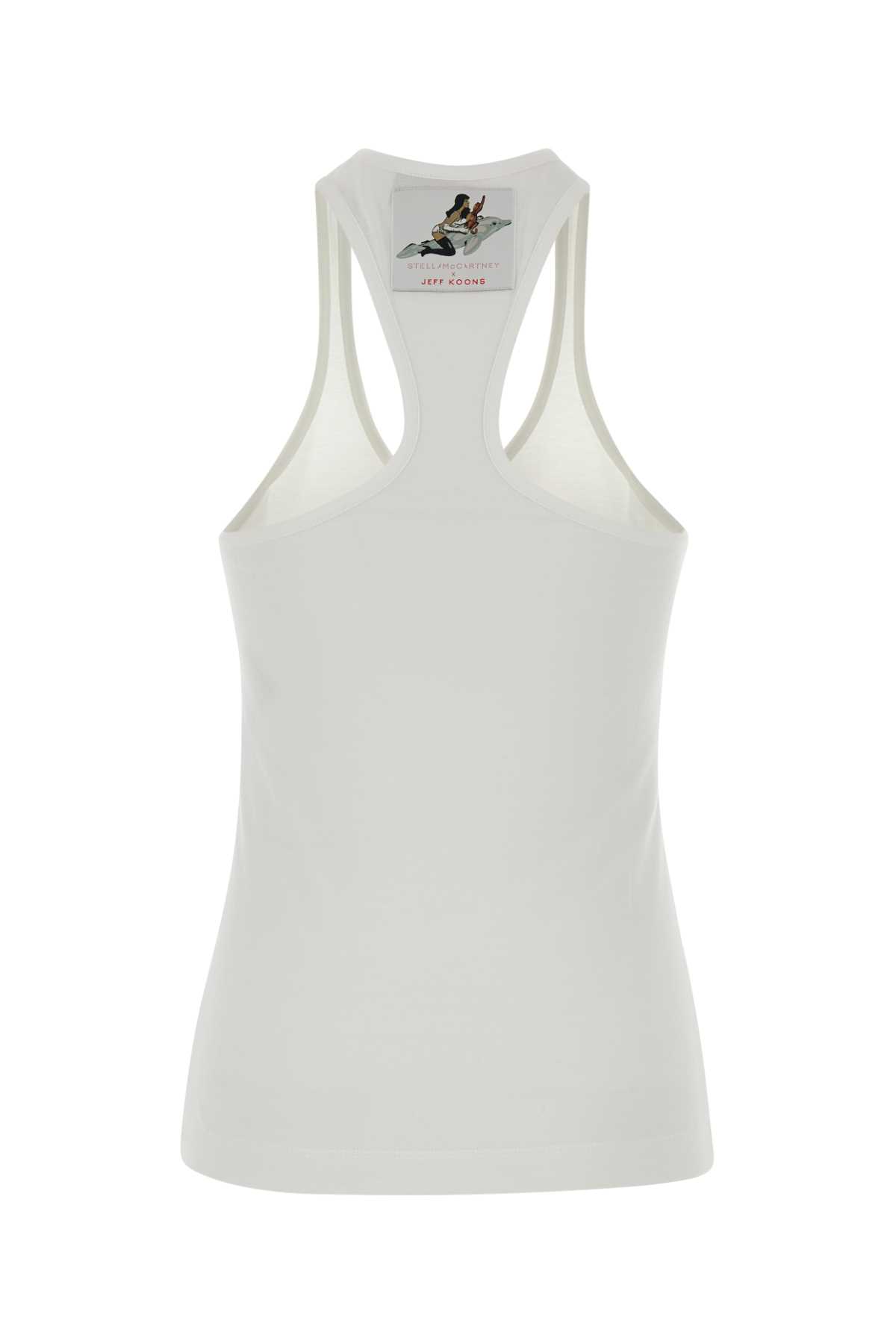 White cotton Stella McCartney x Jeff Koons tank top 6J04433SQA319000 (Stella McCartney / タンクトップ・キャミソール ) | Stella McCartney (ステラ マッカートニー)(1)