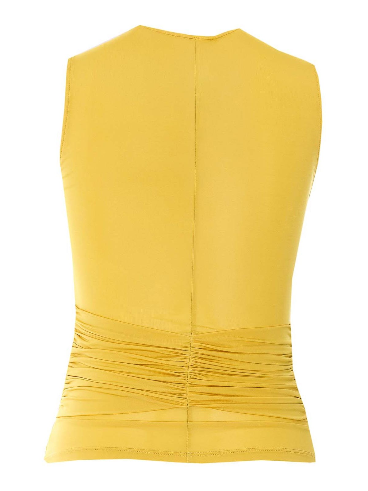 Yellow Top TO03761E2EV4 (Elisabetta Franchi / タンクトップ・キャミソール ) | Elisabetta Franchi (エリザベッタ フランキ)(1)