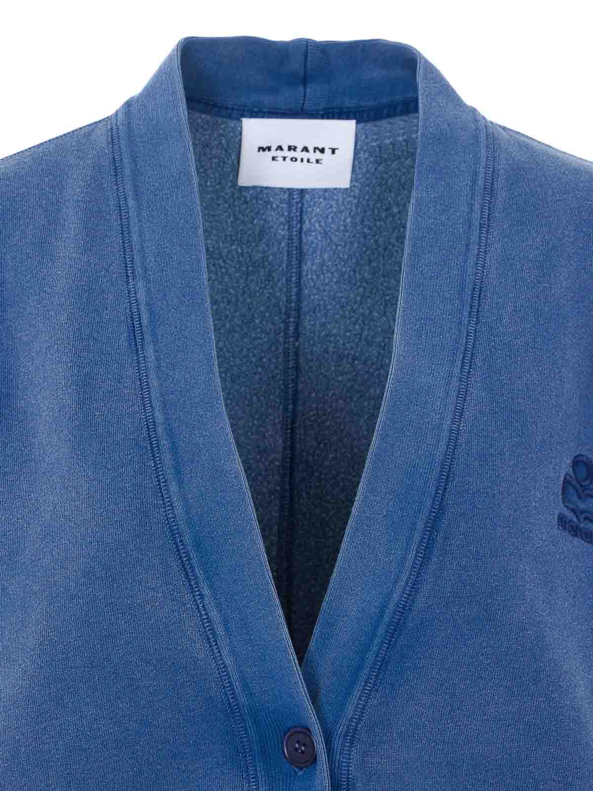 Indigo Stephy Cardigan VE0659FAD1M06E30IN (Isabel Marant Étoile / ニット・セーター・カーディガン ) | Isabel Marant Étoile (イザベル マラン エトワール)(3)
