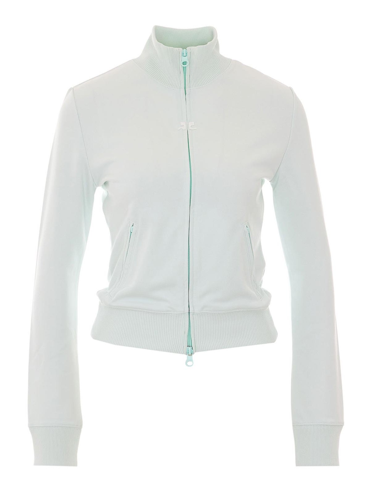 Light Mint Signature Track Jacket 126JVE148JS00917038 (Courrèges / スウェット・フーディー ) | Courrèges (クレージュ)