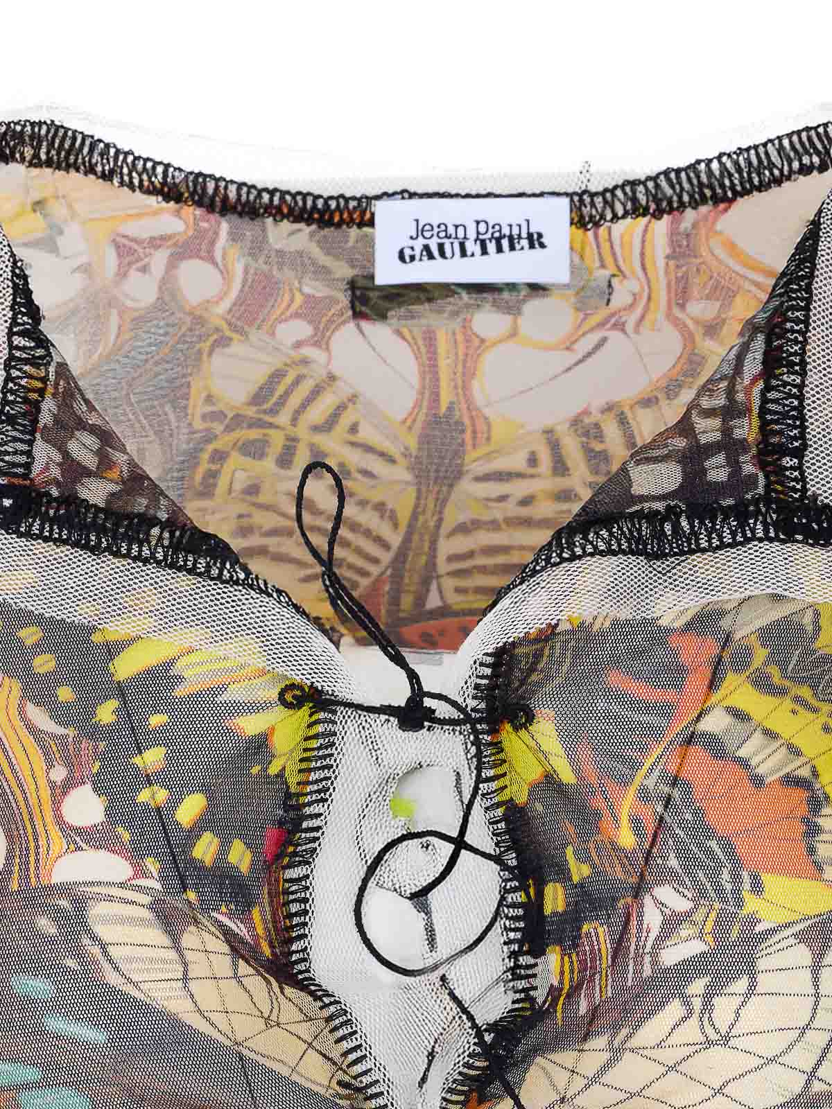 Yellow And Multicolor Re-Edition Mesh Top TO449M020P1090 (Jean Paul GAULTIER / Tシャツ・カットソー ) | Jean Paul GAULTIER (ジャンポール ゴルチエ)(3)