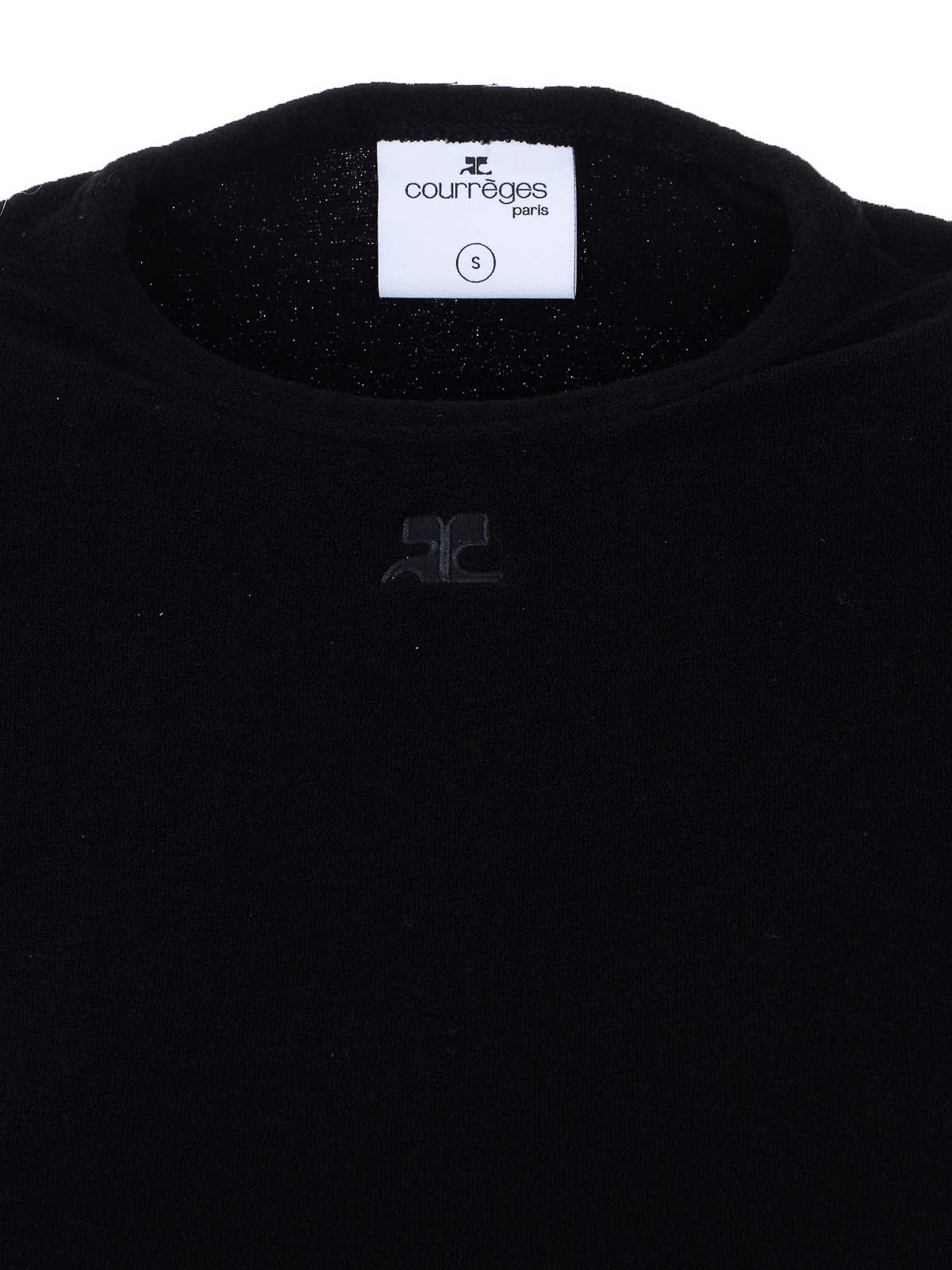 Black Baby Spongy T-Shirt 126JTS239JS02649999 (Courrèges / Tシャツ・カットソー ) | Courrèges (クレージュ)(3)