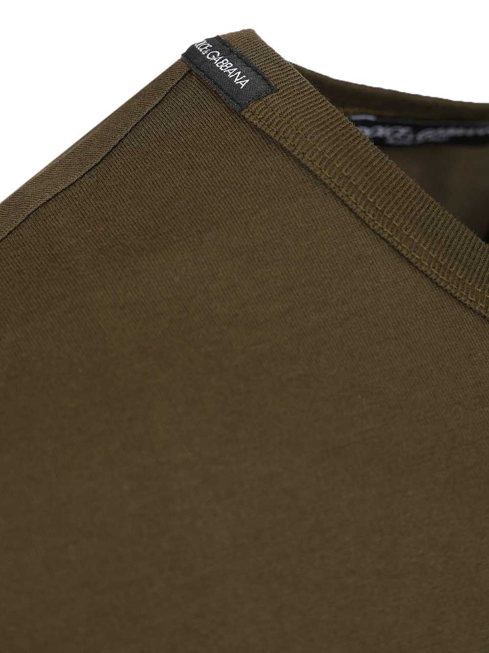 Cotton T-shirt G8JX7TG7P1AM4001 (Dolce & Gabbana / Tシャツ・カットソー ) | Dolce & Gabbana (ドルチェガッバーナ)(3)