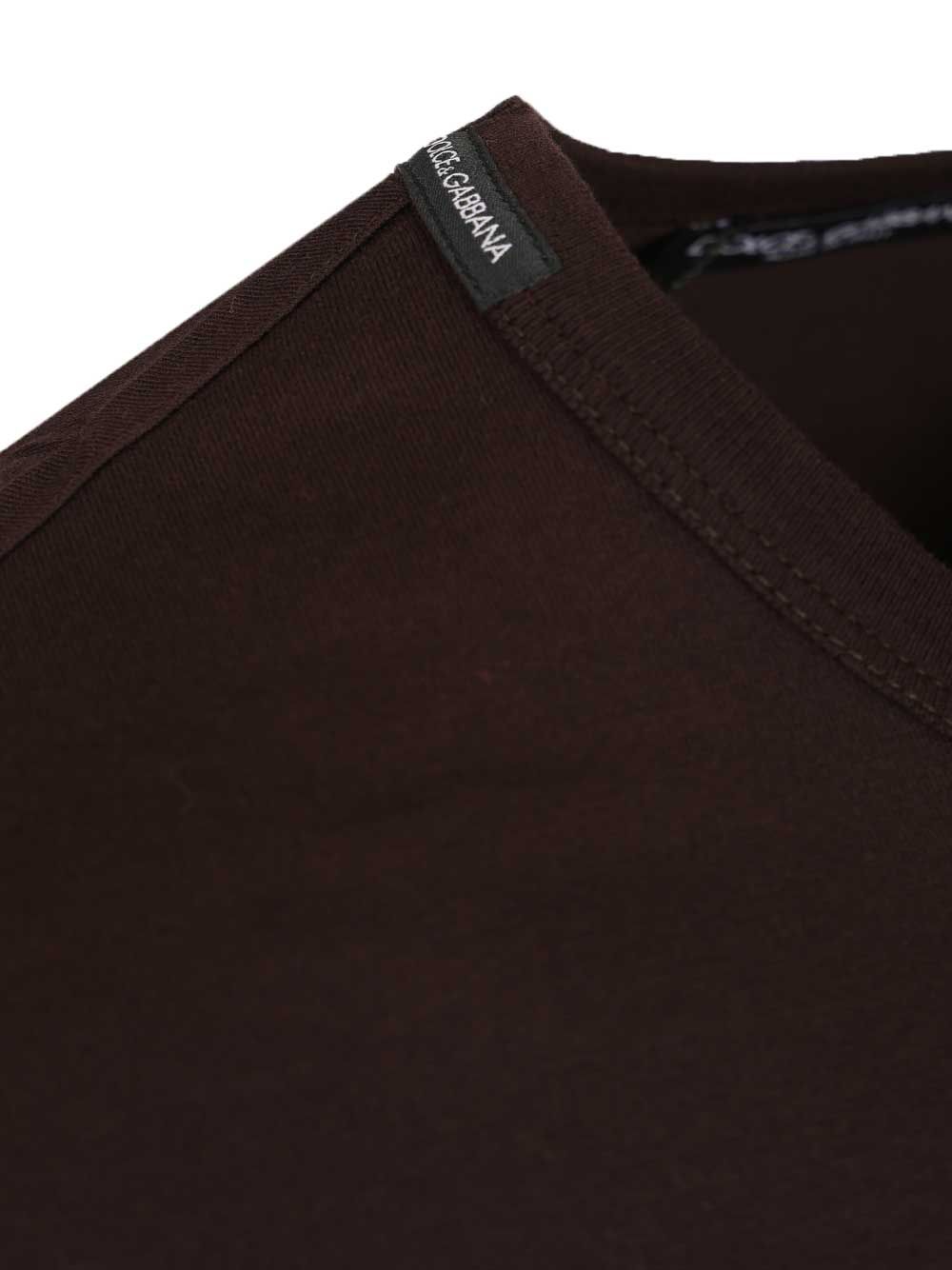 Cotton T-shirt G8JX7TG7P1AM0682 (Dolce & Gabbana / Tシャツ・カットソー ) | Dolce & Gabbana (ドルチェガッバーナ)(3)