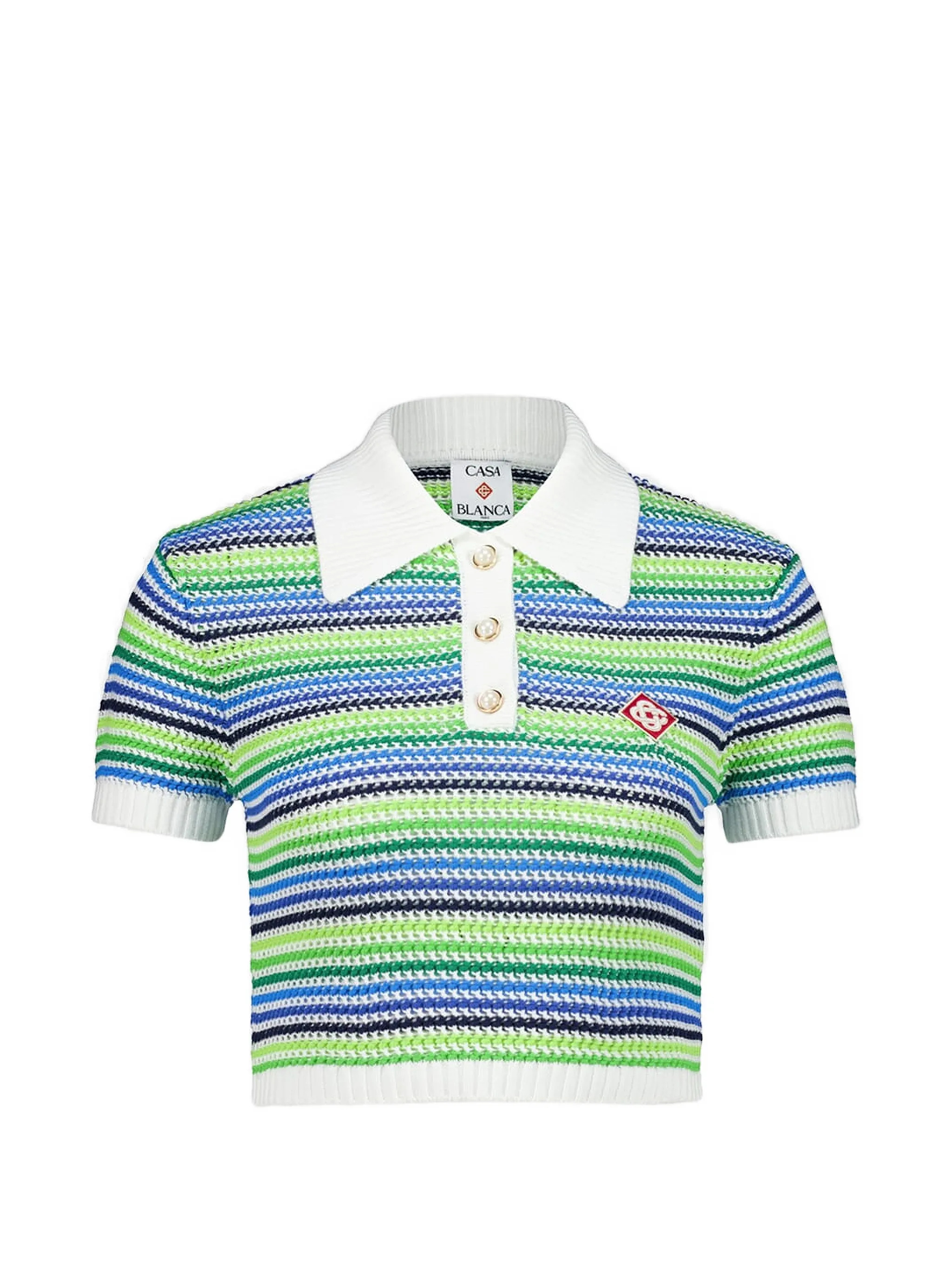 Casablanca T-shirts and Polos Green WSP26KW136201 (Casablanca / ニット・セーター・カーディガン ) | Casablanca (カサブランカ)