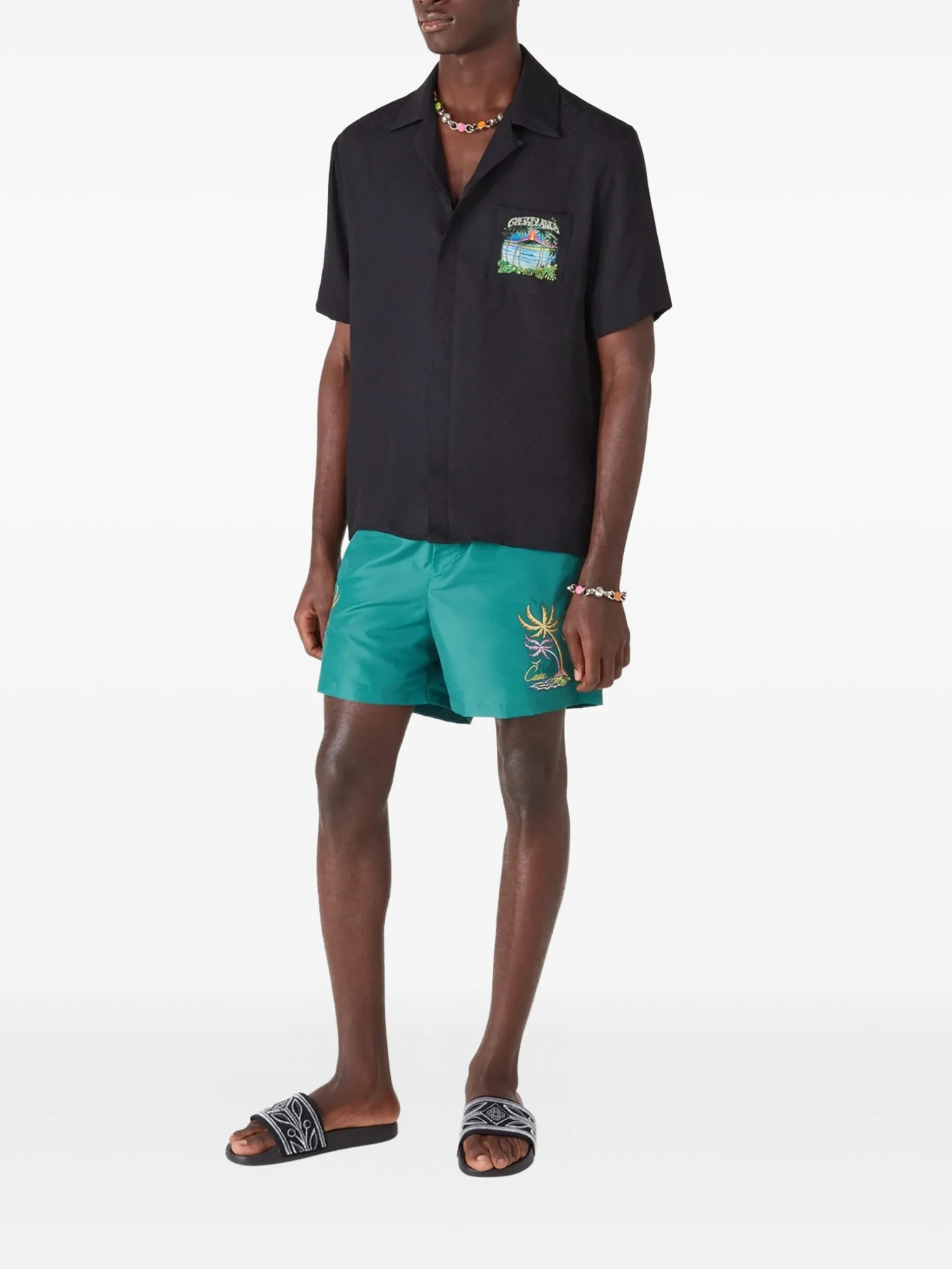 Casablanca Sea clothing Green MSP26TR03205 (Casablanca / スイムウェア ) | Casablanca (カサブランカ)(1)