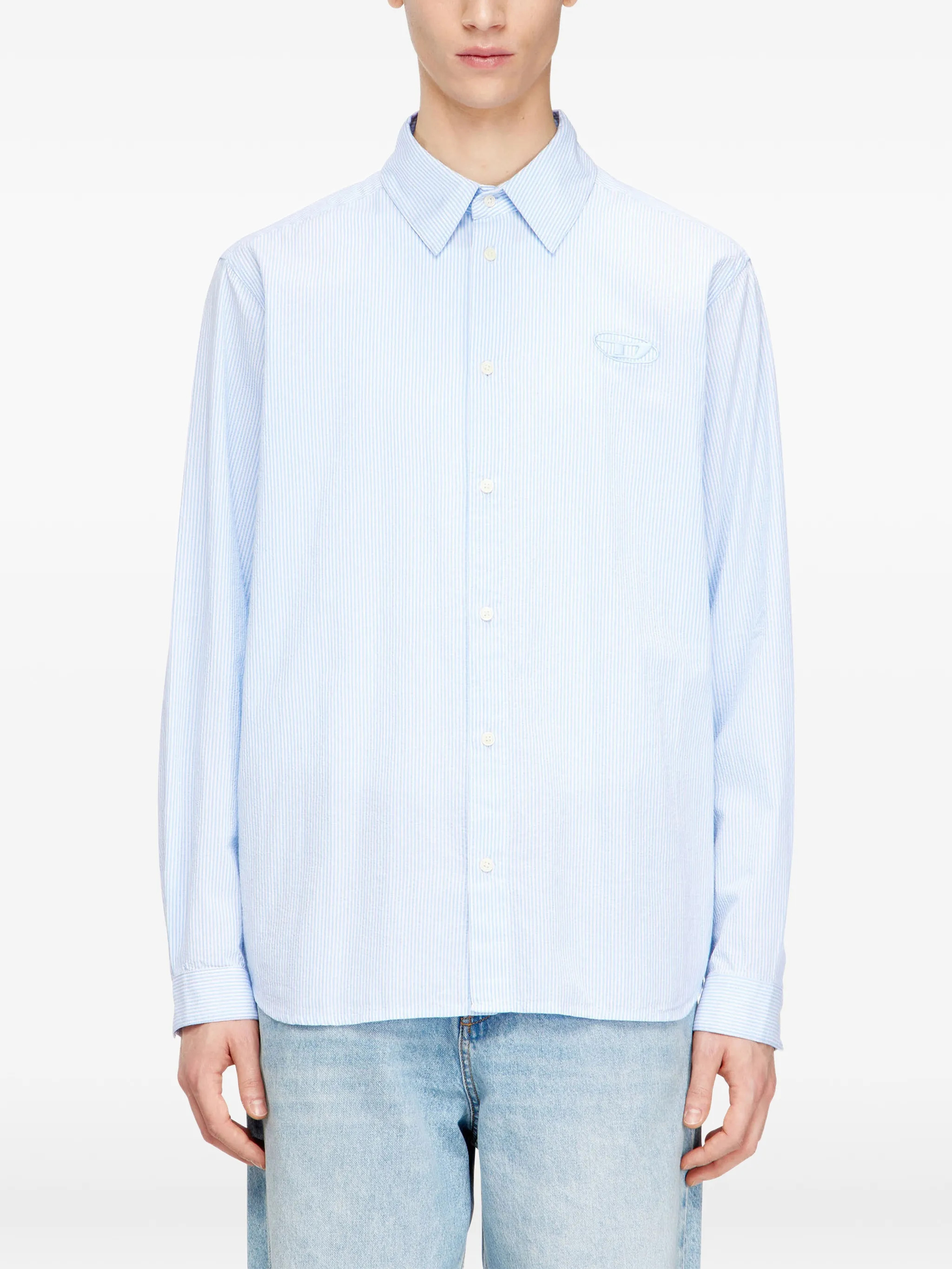 Diesel Shirts Clear Blue A204750BKBZ85W (Diesel / シャツ・ブラウス ) | Diesel (ディーゼル)(2)