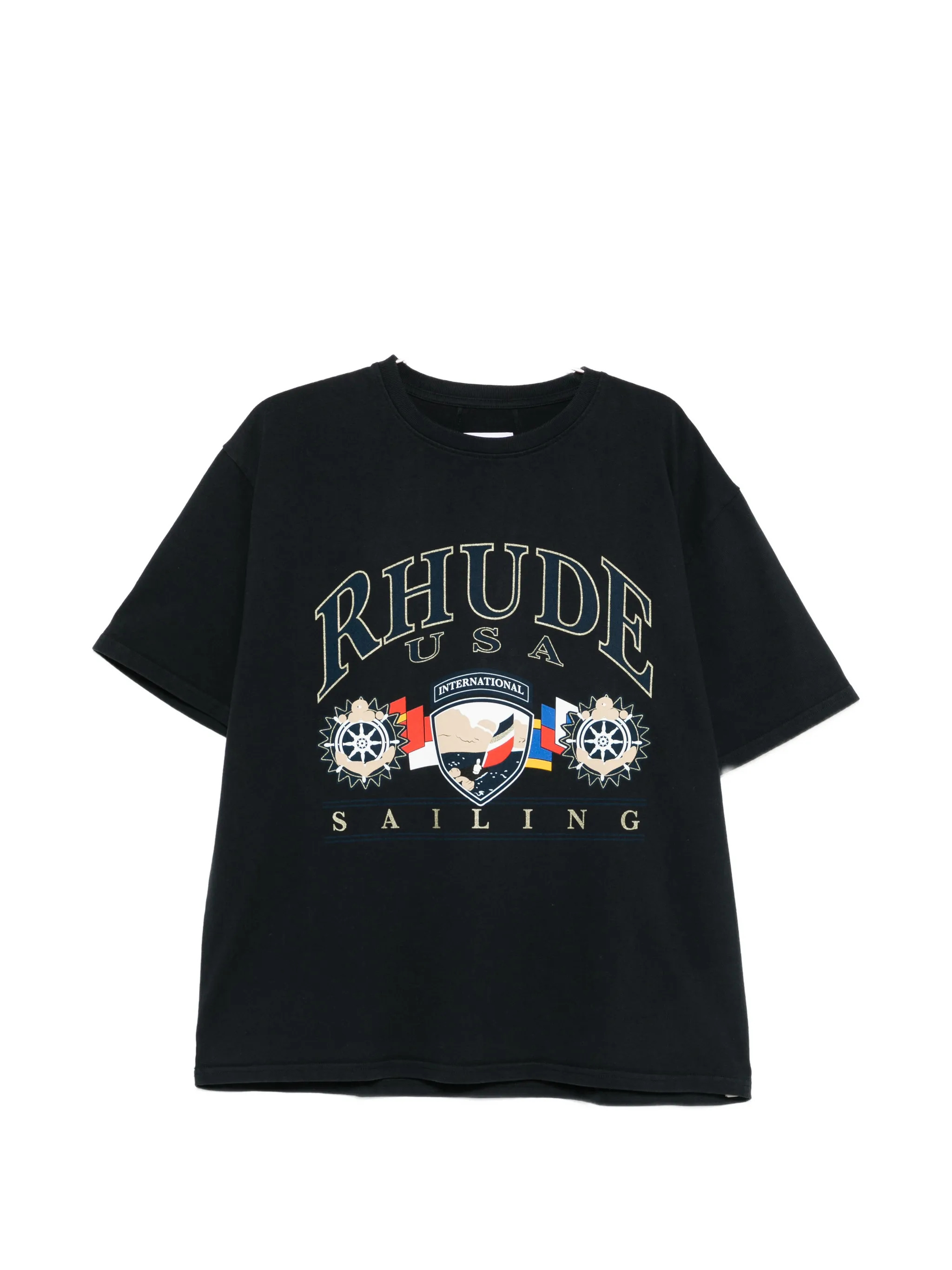 Rhude T-shirts and Polos Black RHPS26TT110126008 (RHUDE / Tシャツ・カットソー ) | RHUDE (ルード)