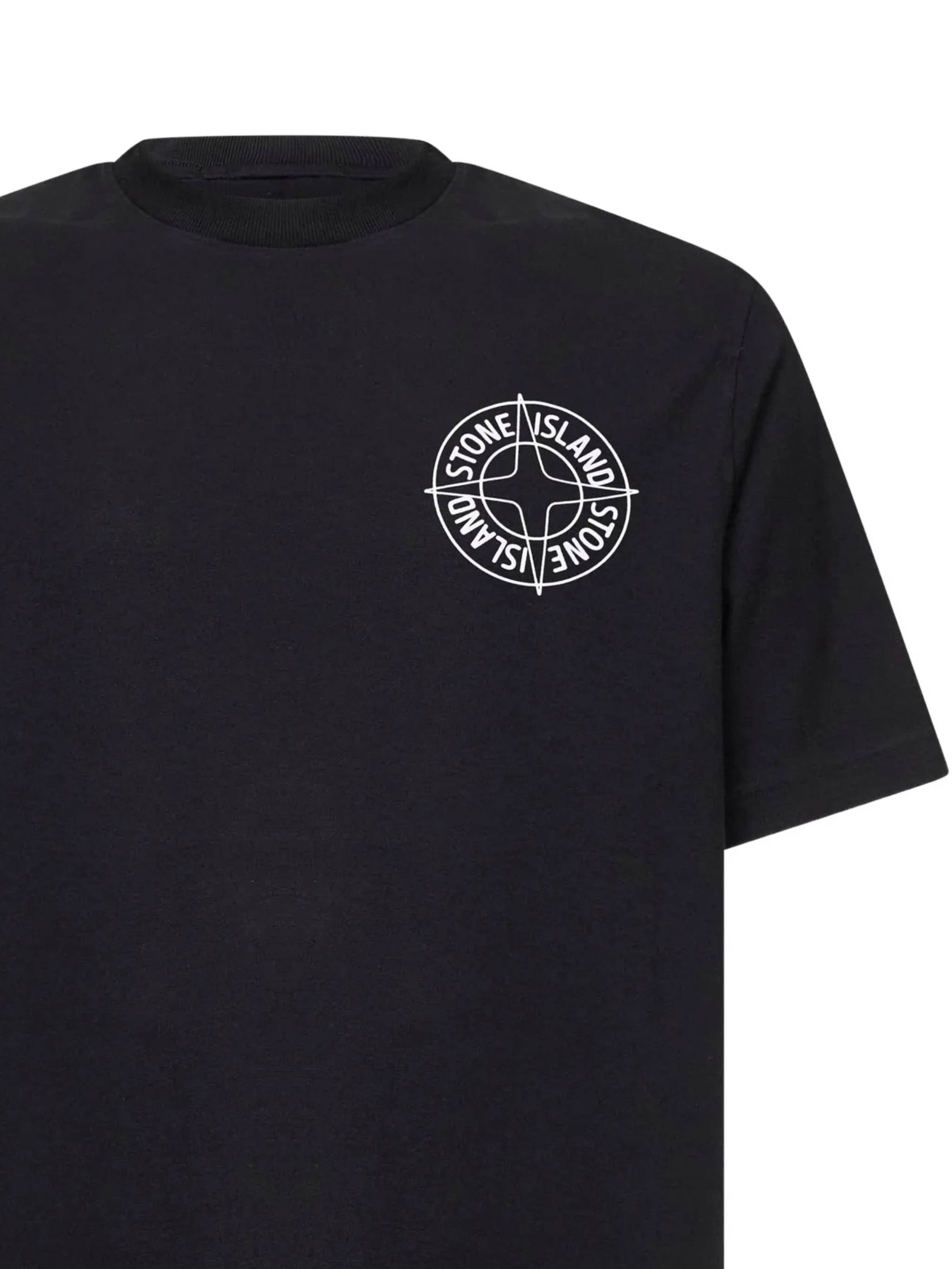 Stone Island T-shirts and Polos Black 152100001S0284V0029 (STONE ISLAND / Tシャツ・カットソー ) | STONE ISLAND (ストーンアイランド)(1)