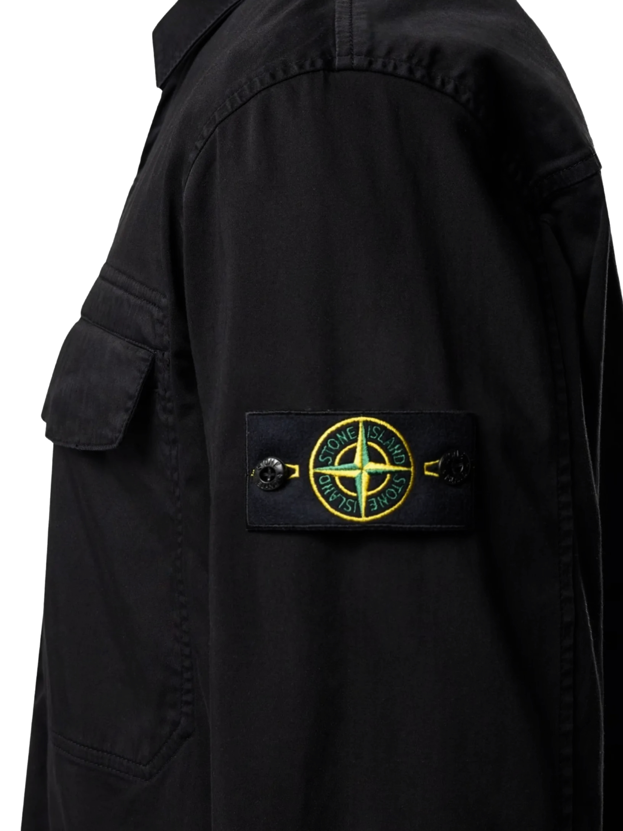 Stone Island Shirts Black 151200015S0012V0029 (STONE ISLAND / シャツ・ブラウス ) | STONE ISLAND (ストーンアイランド)(1)