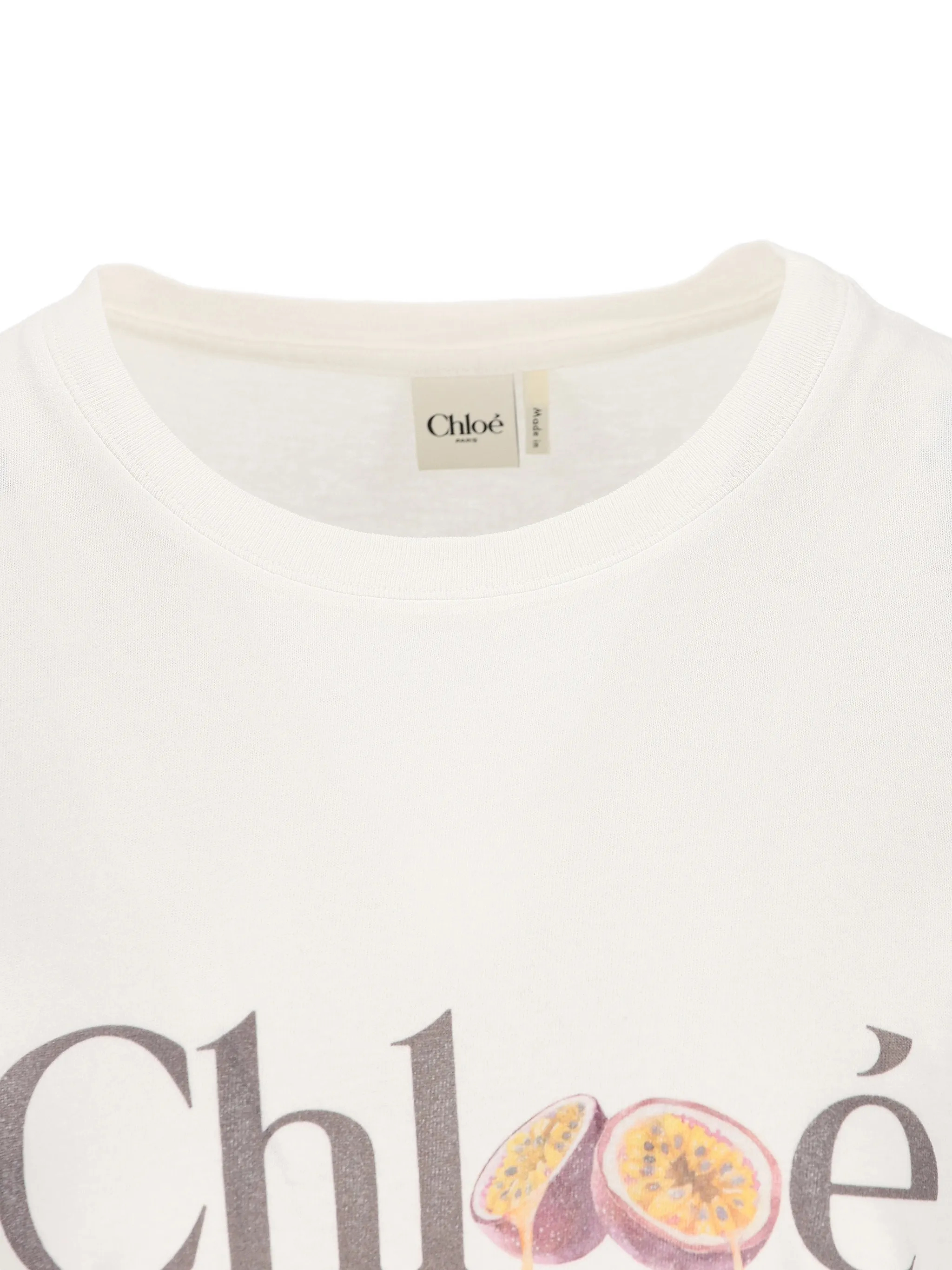 Chloè T-shirts and Polos White 26SJH08197101 (Chloé / Tシャツ・カットソー ) | Chloé (クロエ)(1)