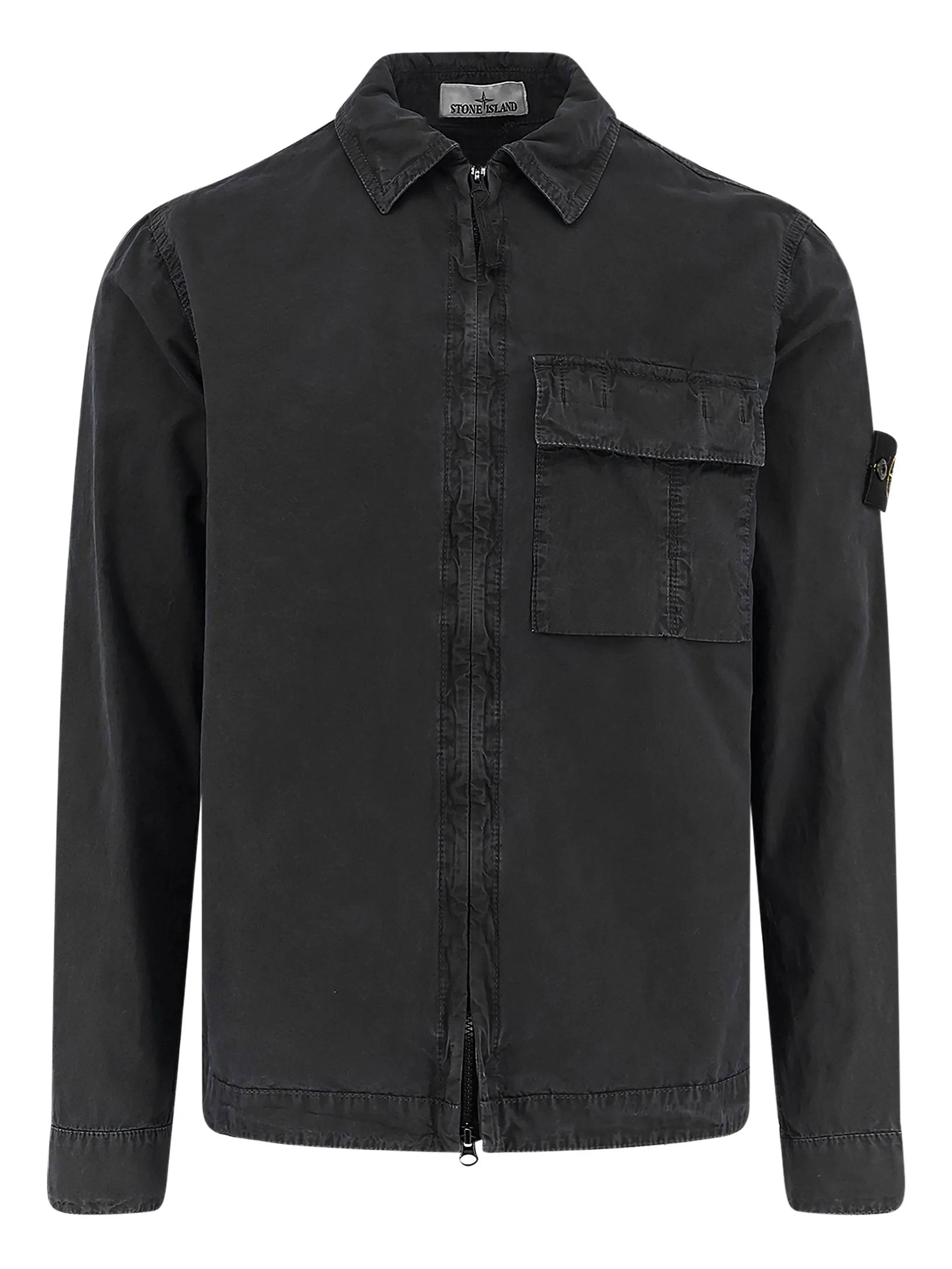 Stone Island Shirts Black 151200008S00WNV0129 (STONE ISLAND / カジュアルジャケット ) | STONE ISLAND (ストーンアイランド)