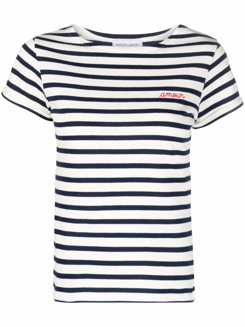 MAISON LABICHE T-shirts and Polos PWCOLOMBSSAMOURIVORYNAVY (MAISON LABICHE / Tシャツ・カットソー ) | MAISON LABICHE (メゾン ラビッシュ)