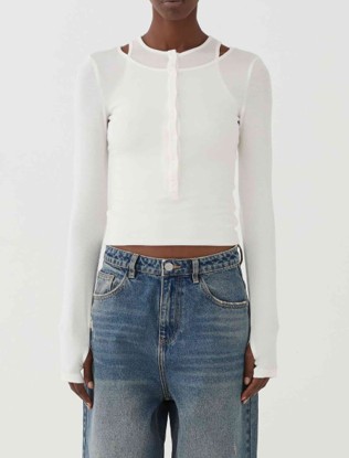 Eleh Top SS260253BIANCO (ELEH / Tシャツ・カットソー ) | ELEH (エレ)(1)