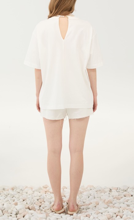 Eleh T-shirts and Polos SS260216BIANCO (ELEH / Tシャツ・カットソー ) | ELEH (エレ)(3)