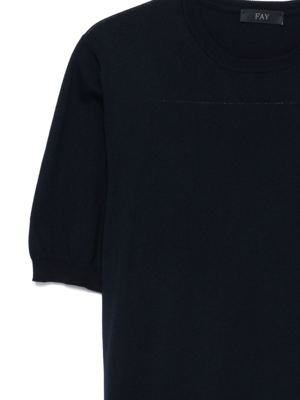 Fay T-shirts and Polos Blue NMMC152175TOHPU811 (Fay / Tシャツ・カットソー ) | Fay (フェイ)(1)
