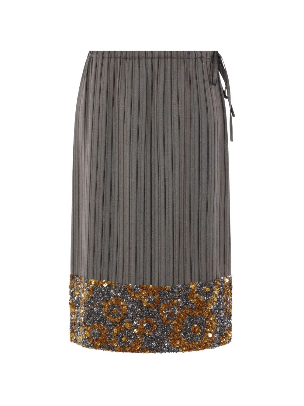 SCOTTA STRIPED MIDI SKIRT WITH SEQUINS 1308913067802 (Dries Van Noten / スカート ) | Dries Van Noten (ドリスヴァンノッテン)