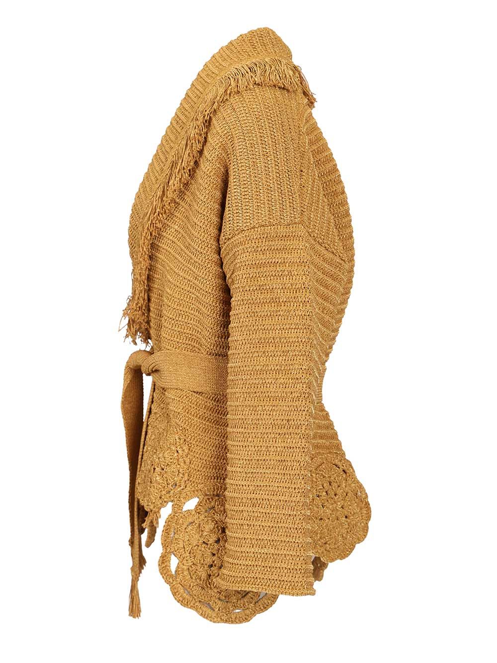 ISLAND MEMORIES CARDIGAN GOLD GOLD LWHB064R26KNI0117676 (ALANUI / ニット・セーター・カーディガン ) | ALANUI (アラヌイ)(2)