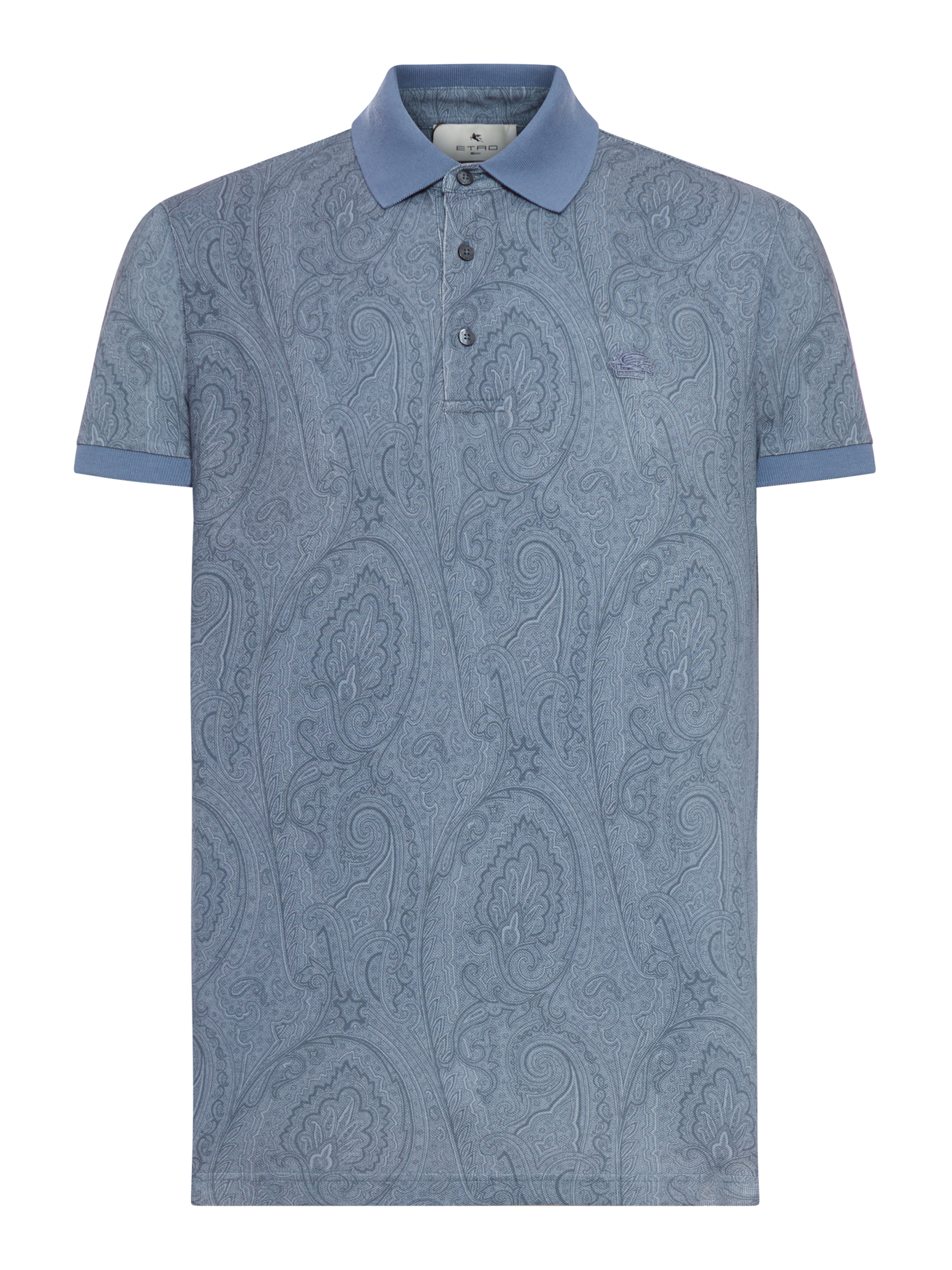 COTTON POLO SHIRT WITH ARNICA PATTERN MRMD0004AKF84X0880X0880 (ETRO / ポロシャツ ) | ETRO (エトロ)