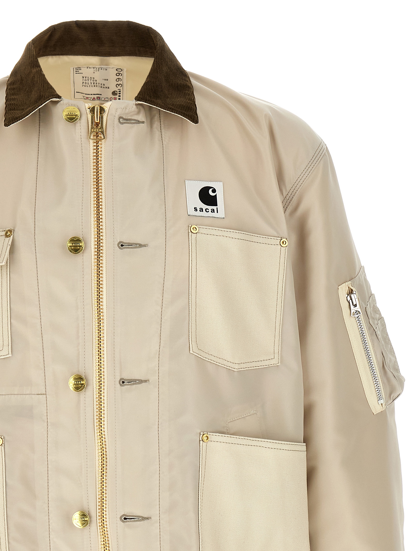 Sacai x Carhartt WIP 'Duck' jacket 2603990M199 (sacai / カジュアルジャケット ) | sacai (サカイ)(3)
