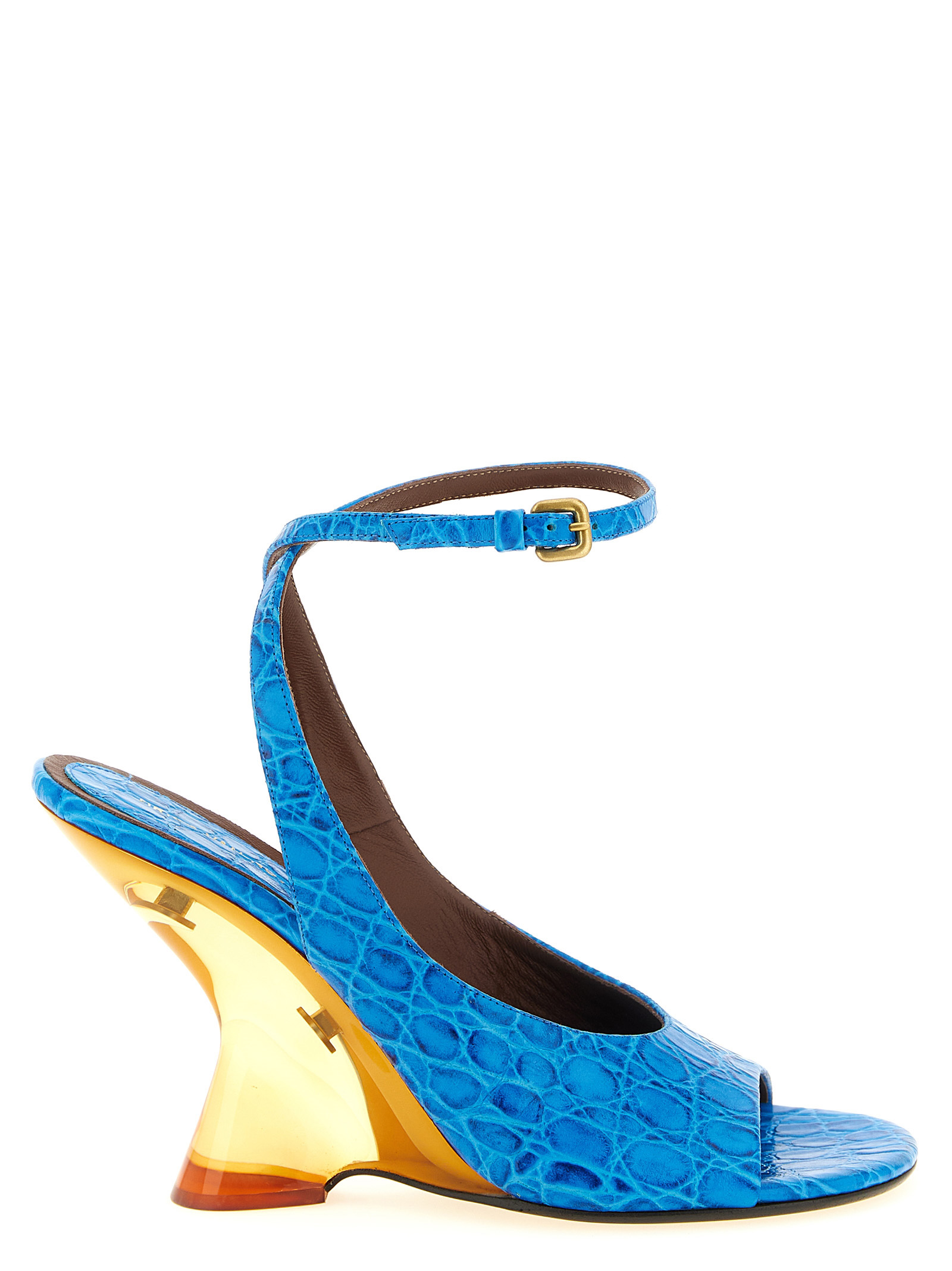 Embossed leather sandals 2610117560597503 (Dries Van Noten / サンダル ) | Dries Van Noten (ドリスヴァンノッテン)