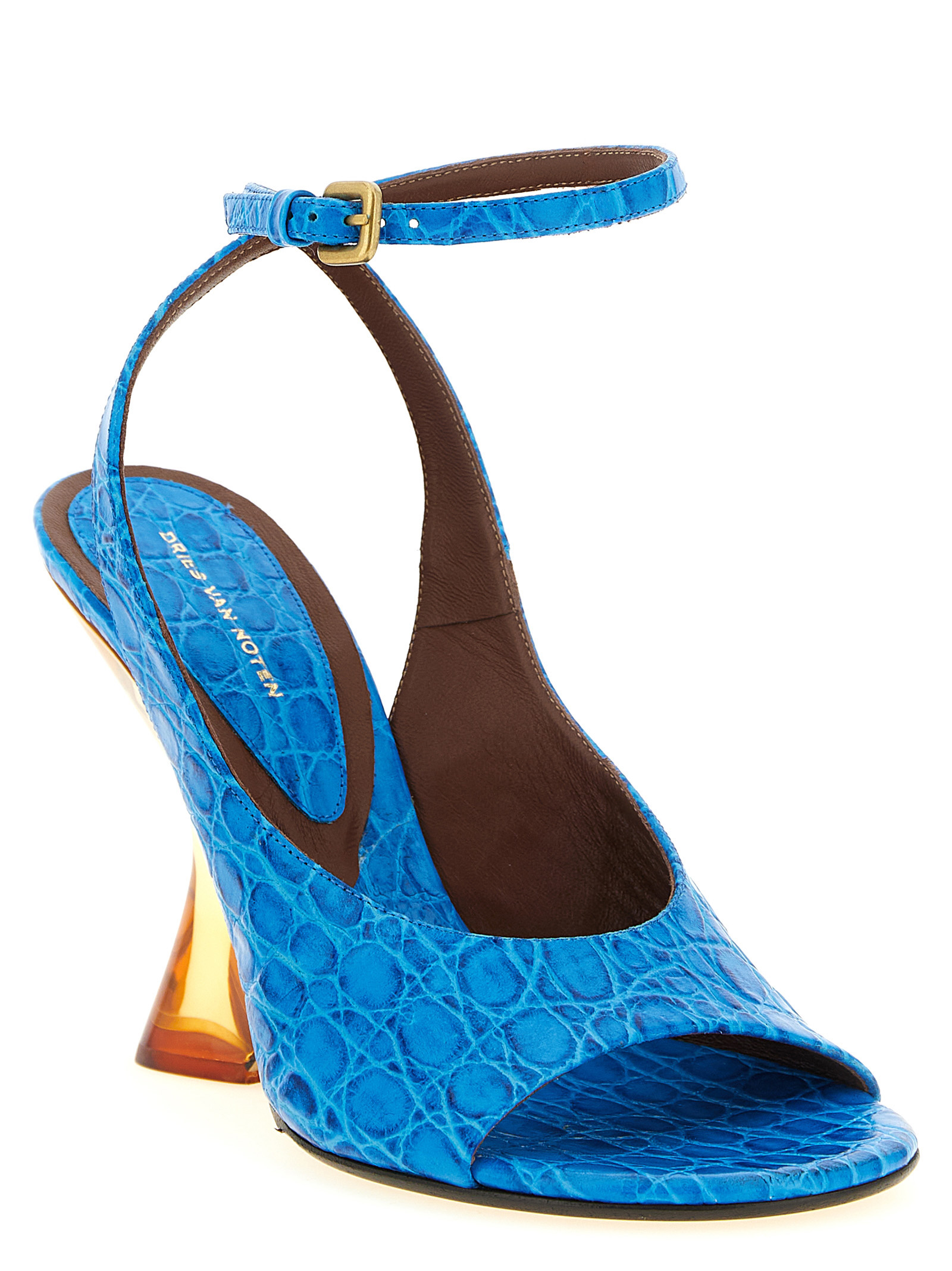 Embossed leather sandals 2610117560597503 (Dries Van Noten / サンダル ) | Dries Van Noten (ドリスヴァンノッテン)(1)