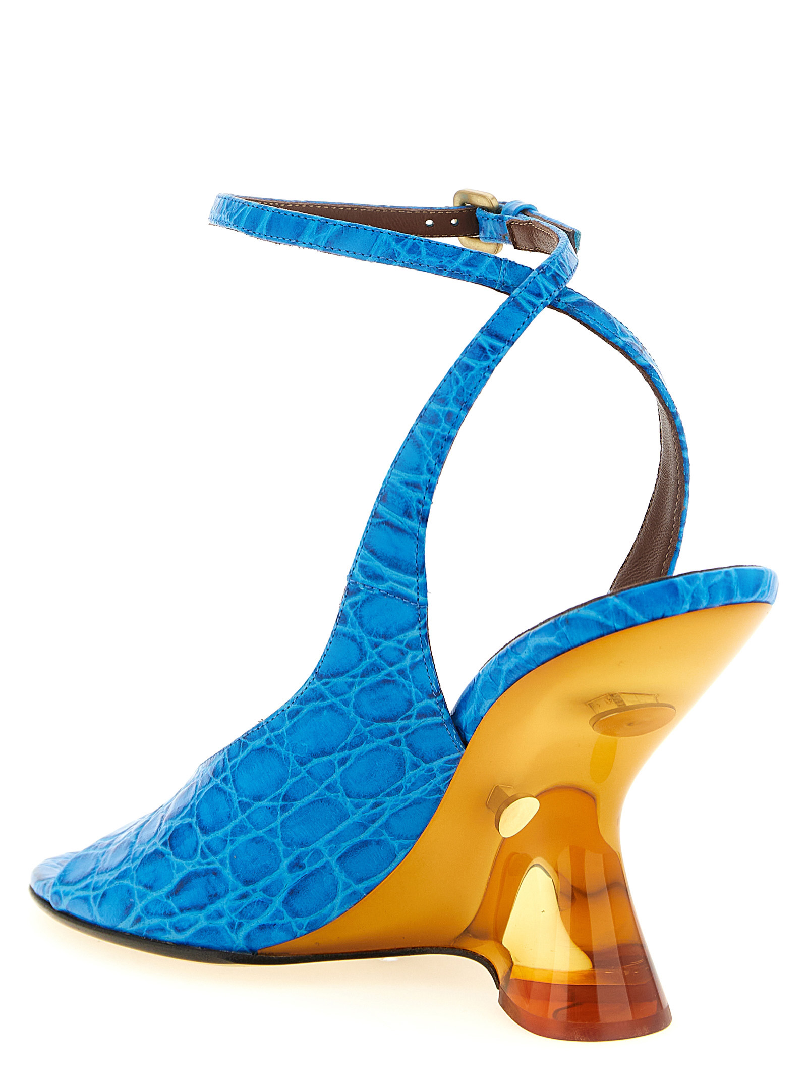 Embossed leather sandals 2610117560597503 (Dries Van Noten / サンダル ) | Dries Van Noten (ドリスヴァンノッテン)(2)