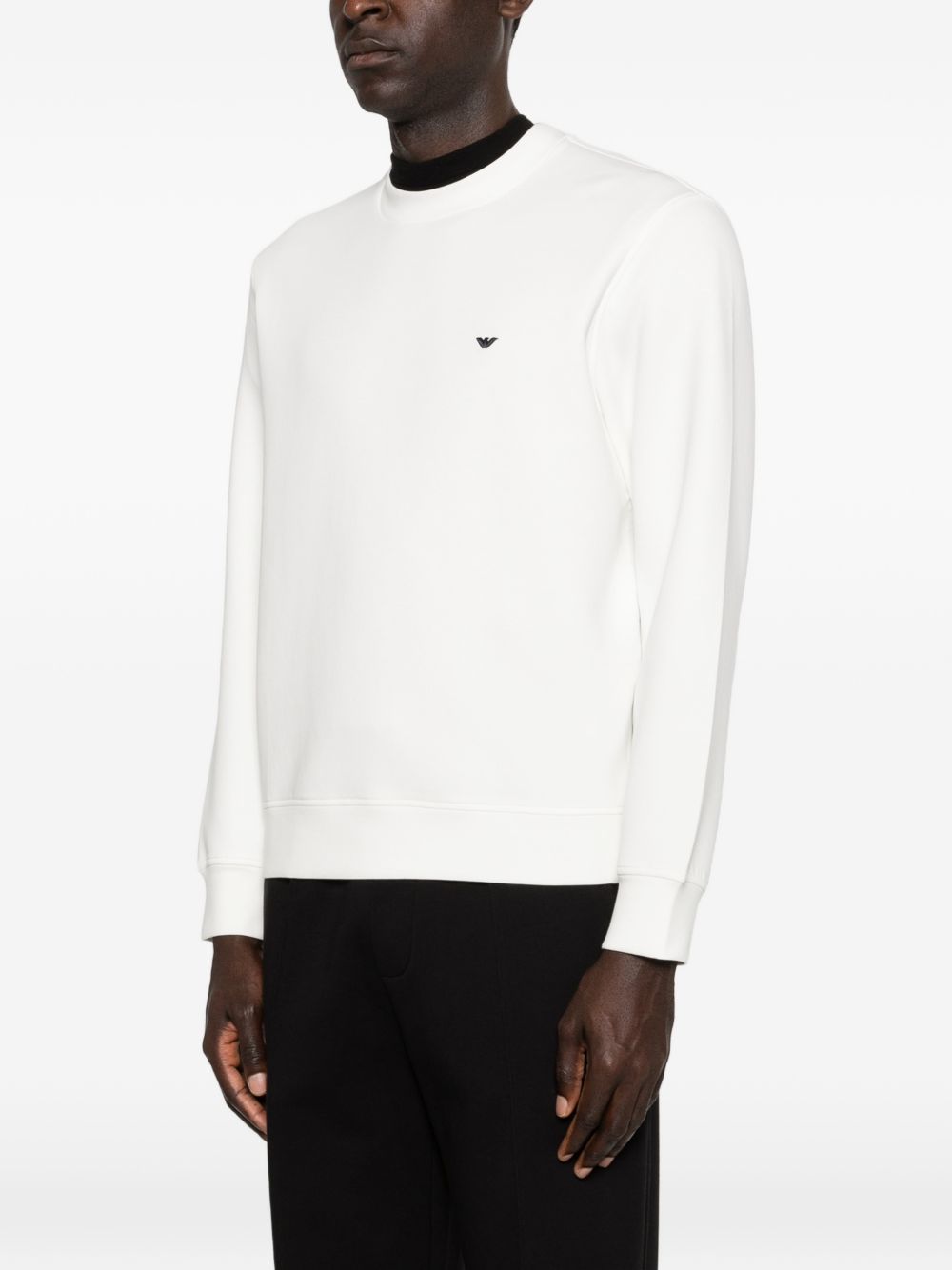 Emporio Armani Sweaters White EM004533AF10013U0003 (EMPORIO ARMANI / スウェット・フーディー ) | EMPORIO ARMANI (エンポリオ アルマーニ)(2)