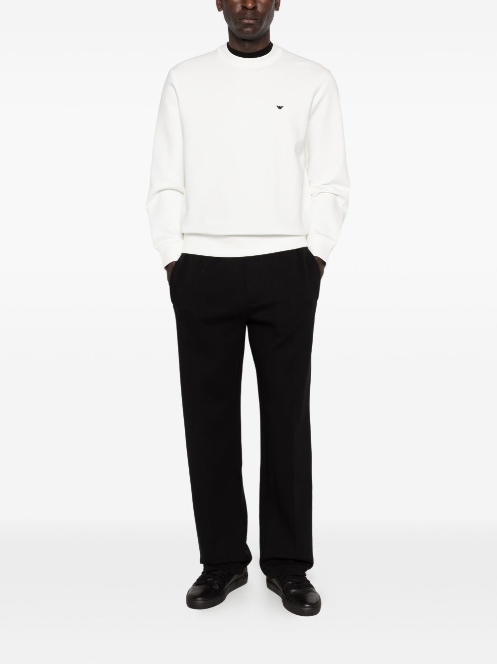 Emporio Armani Sweaters White EM004533AF10013U0003 (EMPORIO ARMANI / スウェット・フーディー ) | EMPORIO ARMANI (エンポリオ アルマーニ)(3)