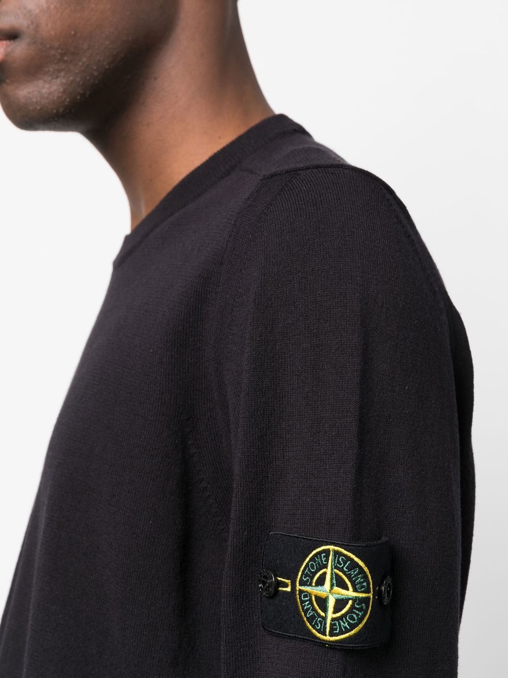 Stone Island Sweaters Blue L1S155100062S00B9V0020 (STONE ISLAND / ニット・セーター・カーディガン ) | STONE ISLAND (ストーンアイランド)(4)
