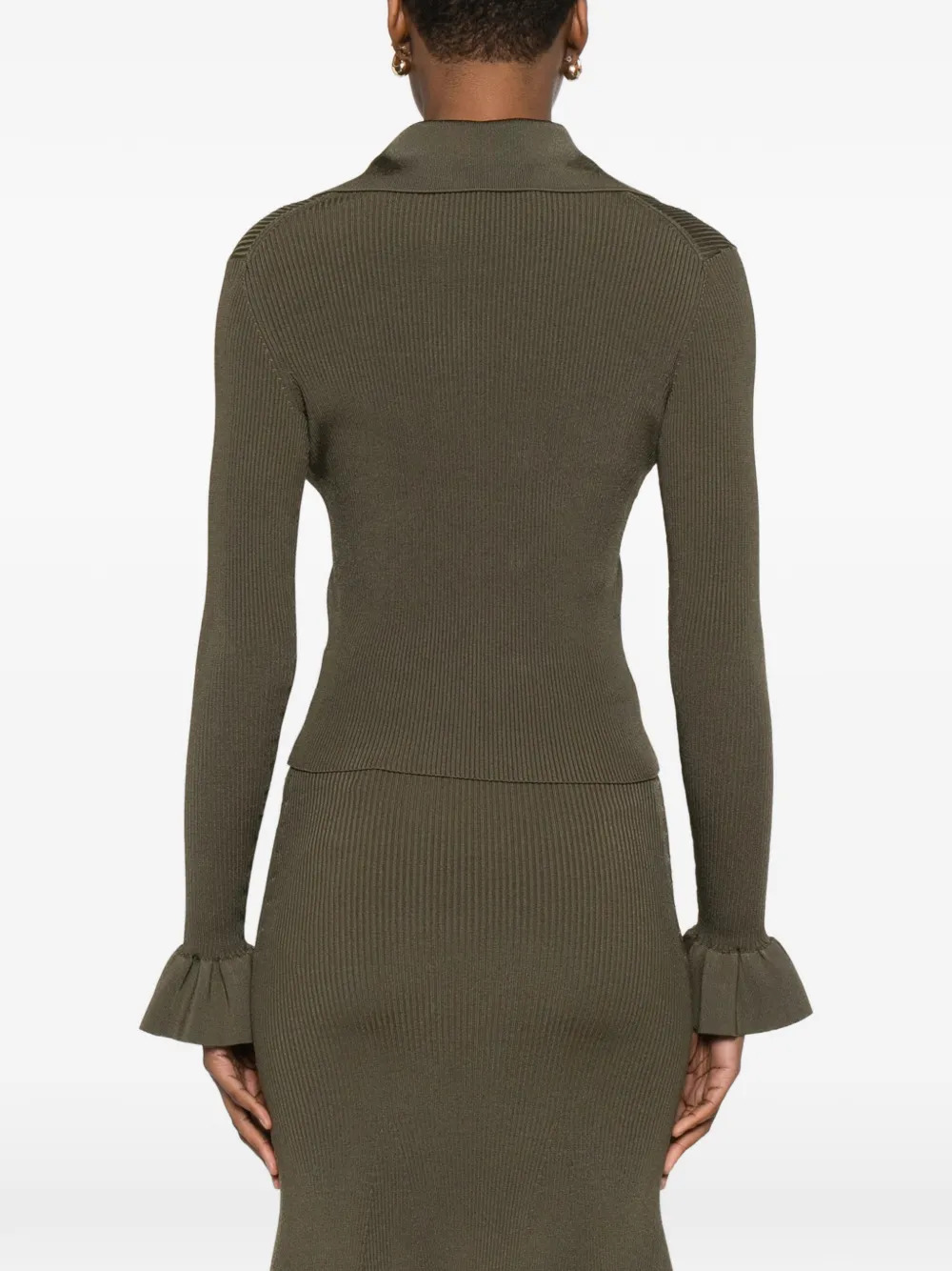 SELF PORTRAIT Shirts Green SS26186TGGREEN (self-portrait / シャツ・ブラウス ) | self-portrait (セルフ・ポートレイト)(3)