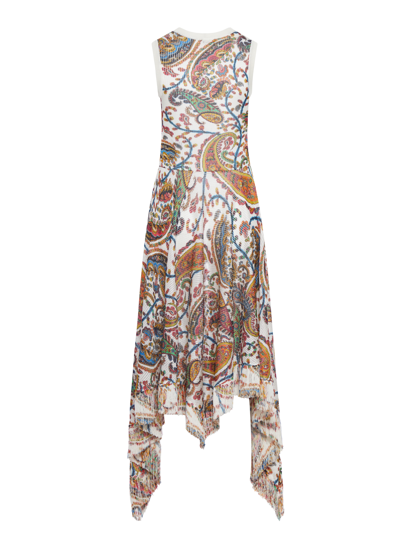 SLEEVELESS MIDI DRESS WITH PAISLEY PRINT AND ASYMMETRIC PLEATED HEM WRKA0122AKD50S9804S9804 (ETRO / ワンピース・ドレス・オールインワン ) | ETRO (エトロ)(1)
