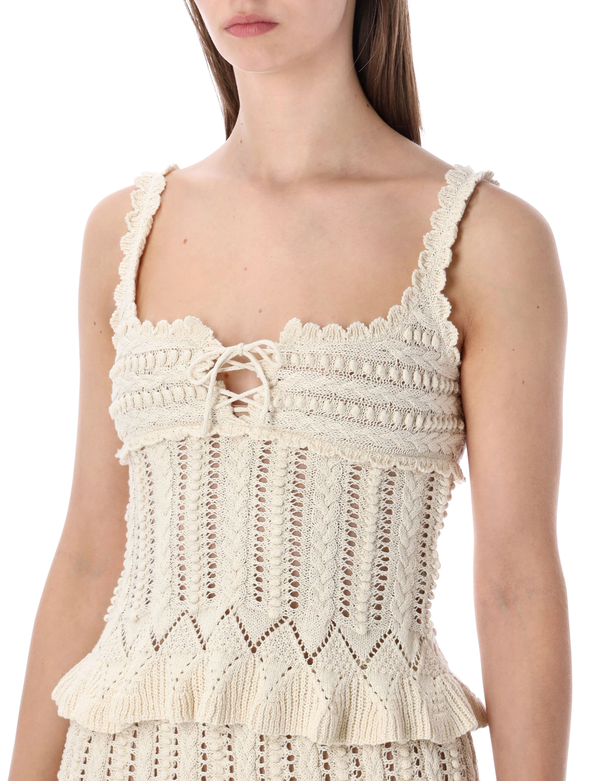 MARANT ETOILE Top Beige PU0854FAD1L04E23EC (Isabel Marant Étoile / タンクトップ・キャミソール ) | Isabel Marant Étoile (イザベル マラン エトワール)(2)