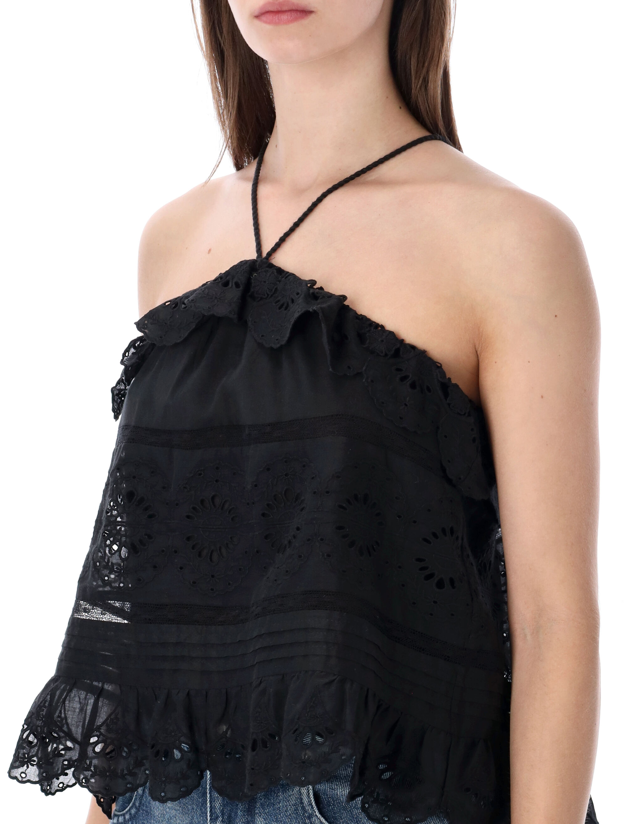 MARANT ETOILE Top Black HT0769FAD1J05E01BK (Isabel Marant Étoile / タンクトップ・キャミソール ) | Isabel Marant Étoile (イザベル マラン エトワール)(2)