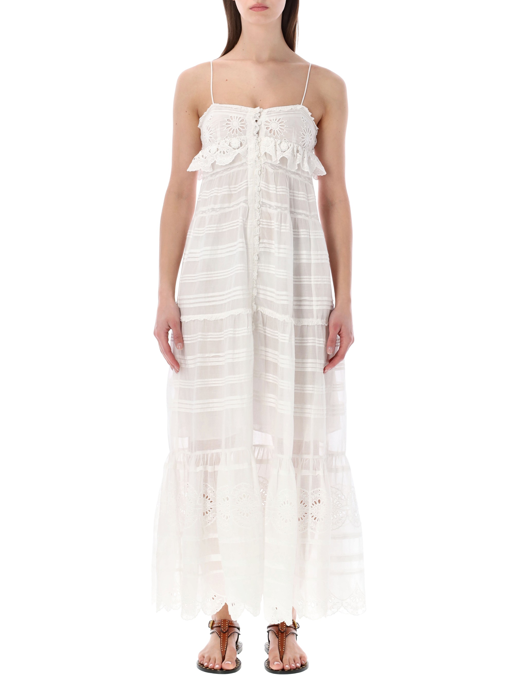 MARANT ETOILE Dresses White RO0951FAD1J05E20WH (Isabel Marant Étoile / ワンピース・ドレス・オールインワン ) | Isabel Marant Étoile (イザベル マラン エトワール)