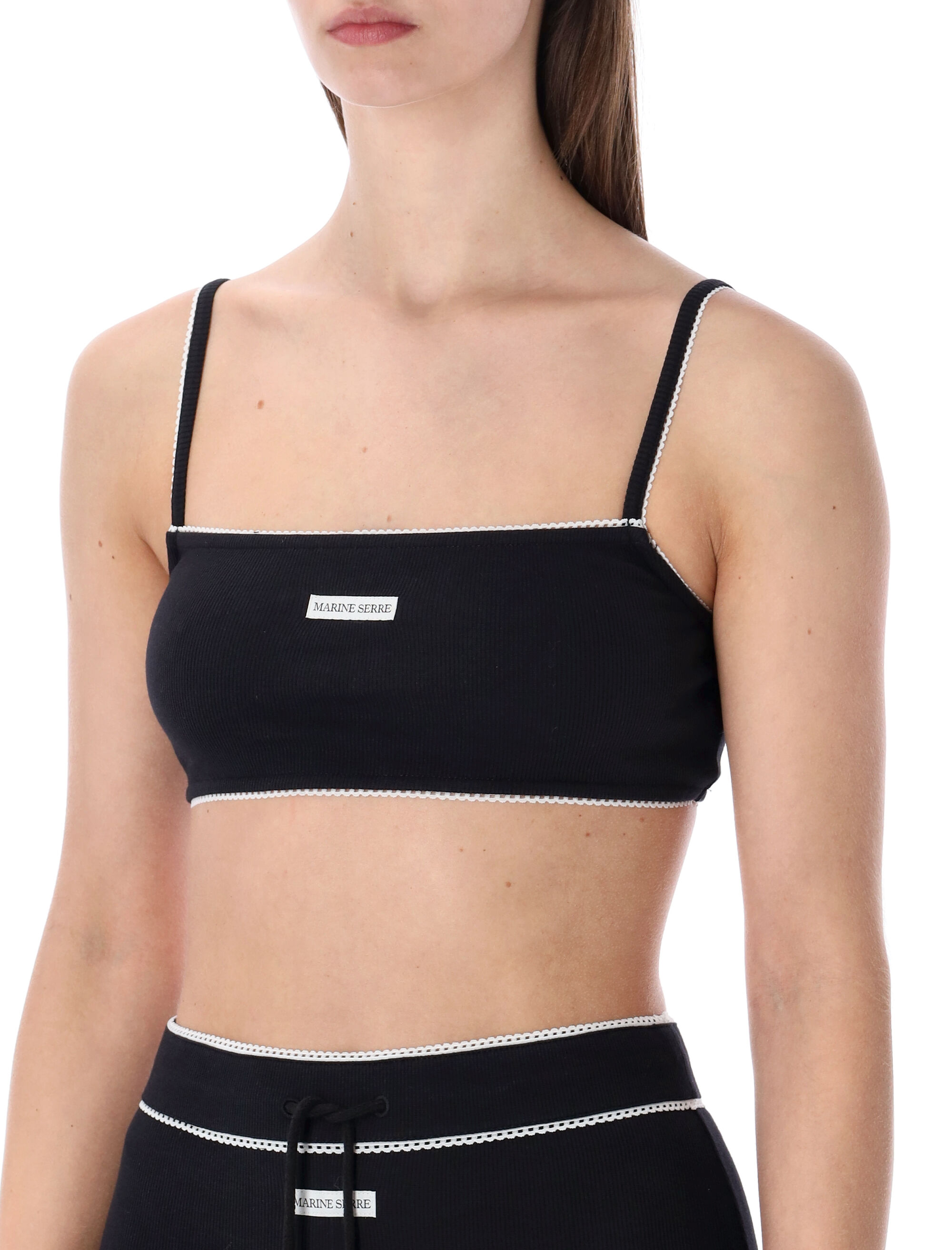 MARINE SERRE Top Black WTO476ACJER0011BK99 (MARINE SERRE / タンクトップ・キャミソール ) | MARINE SERRE (マリーン セル)(2)