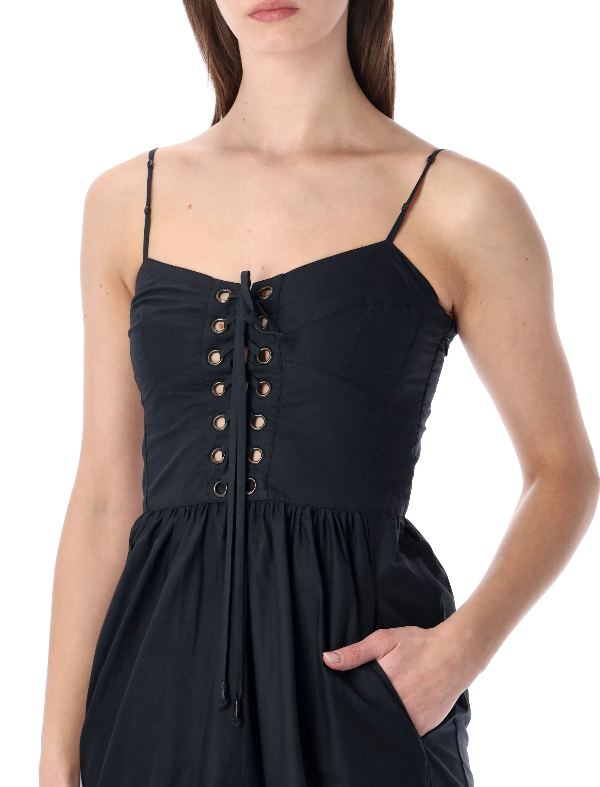 MARANT ETOILE Dresses Black RO1023FAD1J10E01BK (Isabel Marant Étoile / ワンピース・ドレス・オールインワン ) | Isabel Marant Étoile (イザベル マラン エトワール)(2)