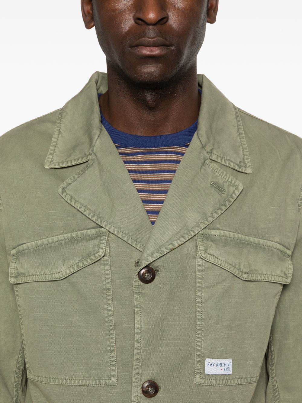 Fay Jackets Green MAM1952080TRR6V408 (Fay / カジュアルジャケット ) | Fay (フェイ)(4)