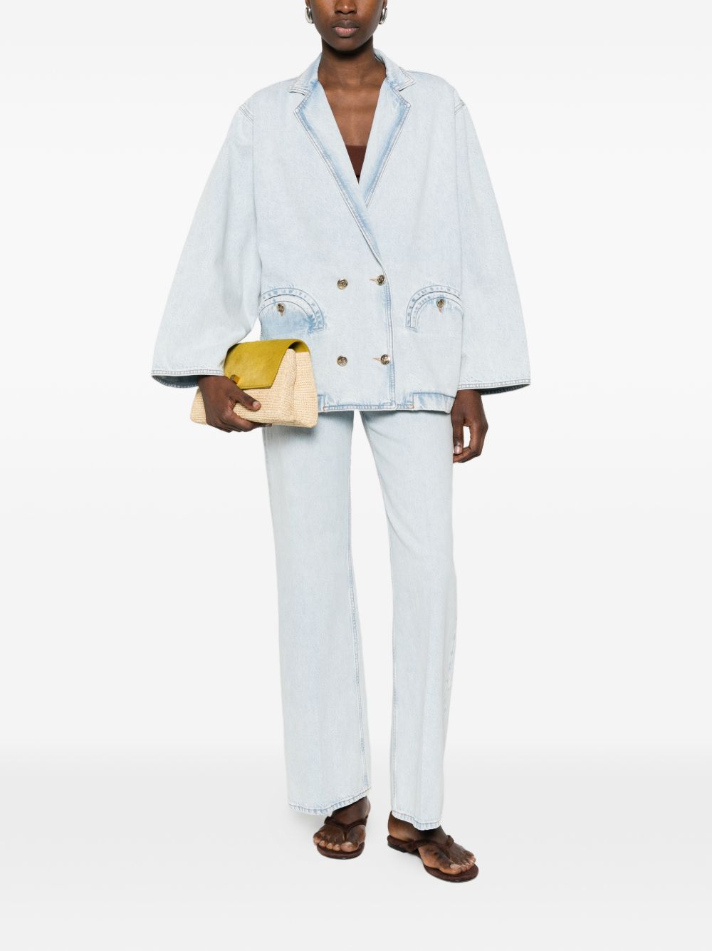 Blazé Trousers White PTPJJ01EDNA003 (BLAZE MILANO / ジーンズ ) | BLAZE MILANO (ブレーズ ミラノ)(4)