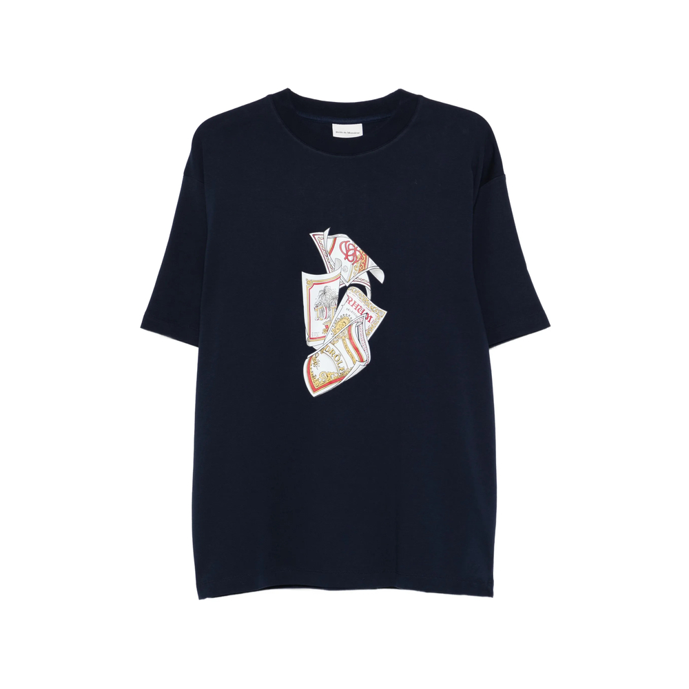 T-shirt Drole De Monsieur KTS311CO002NAVY (Drôle De Monsieur / Tシャツ・カットソー ) | Drôle De Monsieur (ドロールドムッシュ)