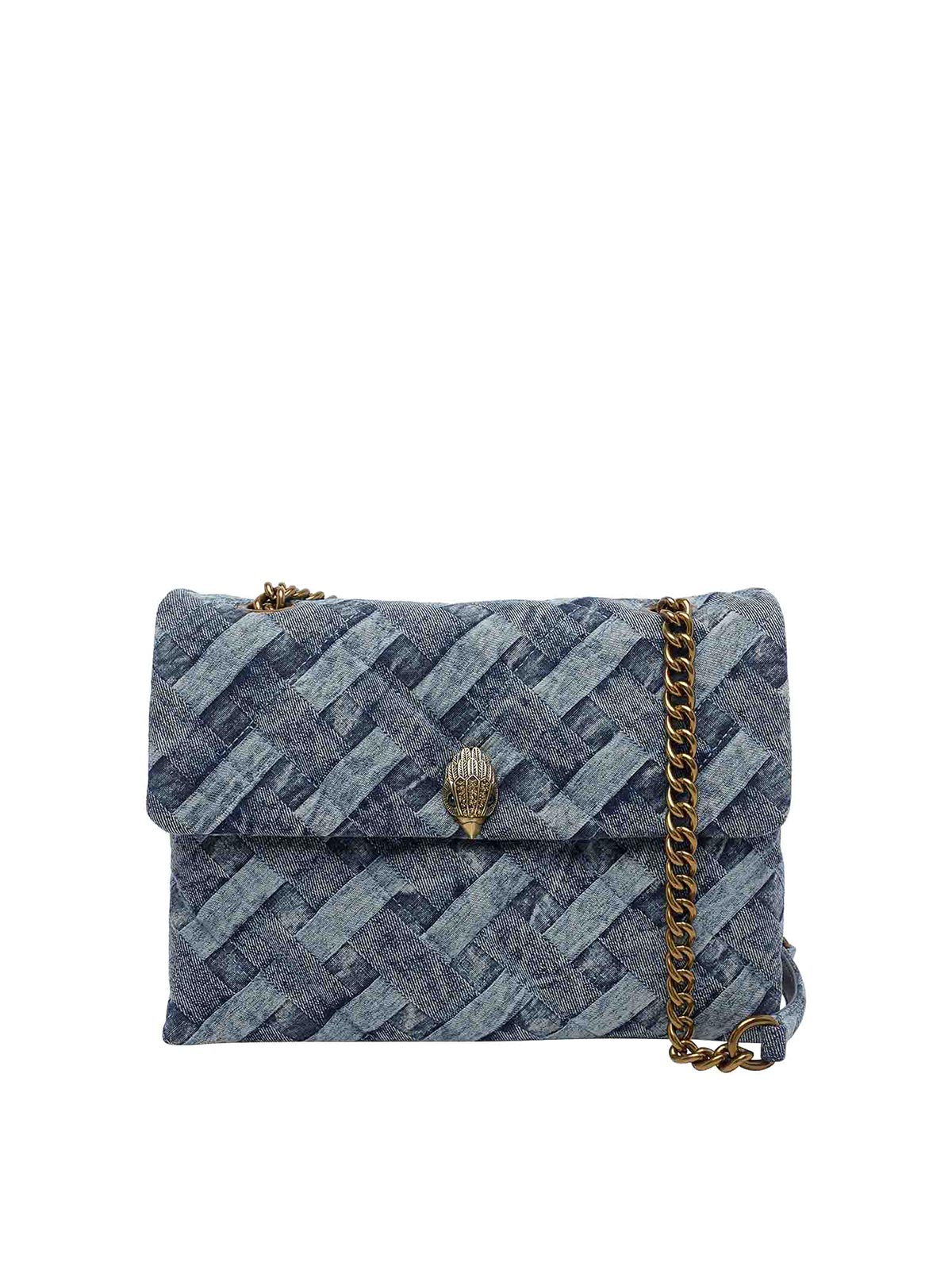 Large Kensington Denim Crossbody Bag 9796588669DENIM (KURT GEIGER / ハンドバッグ・ショルダーバッグ ) | KURT GEIGER (カートガイガー)