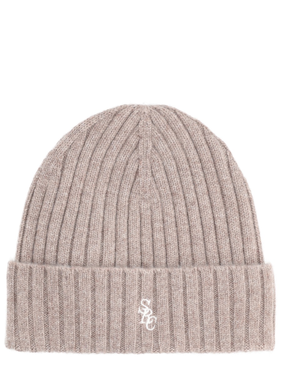 CAP WITH LOGO AC06666302BE24TAPIOCA (Sporty & Rich / 帽子 ) | Sporty & Rich (スポーティアンドリッチ)