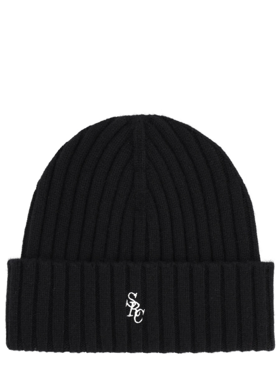 CAP WITH LOGO AC06667302BA01BLACK (Sporty & Rich / 帽子 ) | Sporty & Rich (スポーティアンドリッチ)