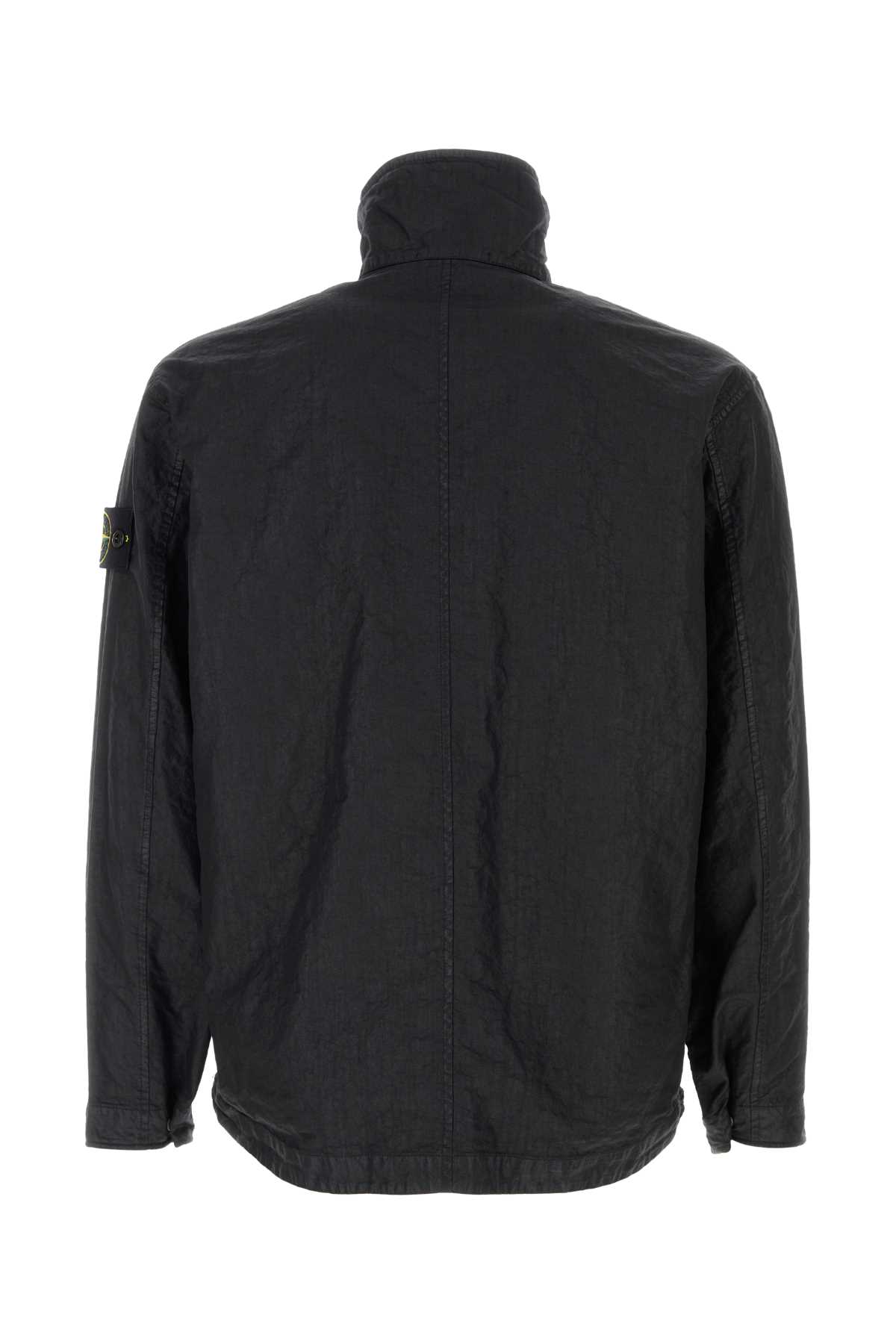Black nylon shirt L1S151200004S0069V0029 (STONE ISLAND / カジュアルジャケット ) | STONE ISLAND (ストーンアイランド)(1)