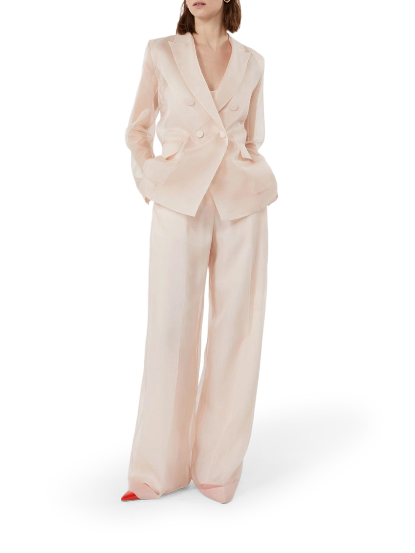 OLIVI TROUSERS IN SILK ORGANZA 2611131044600002 (Max Mara / パンツ ) | Max Mara (マックスマーラ)(1)