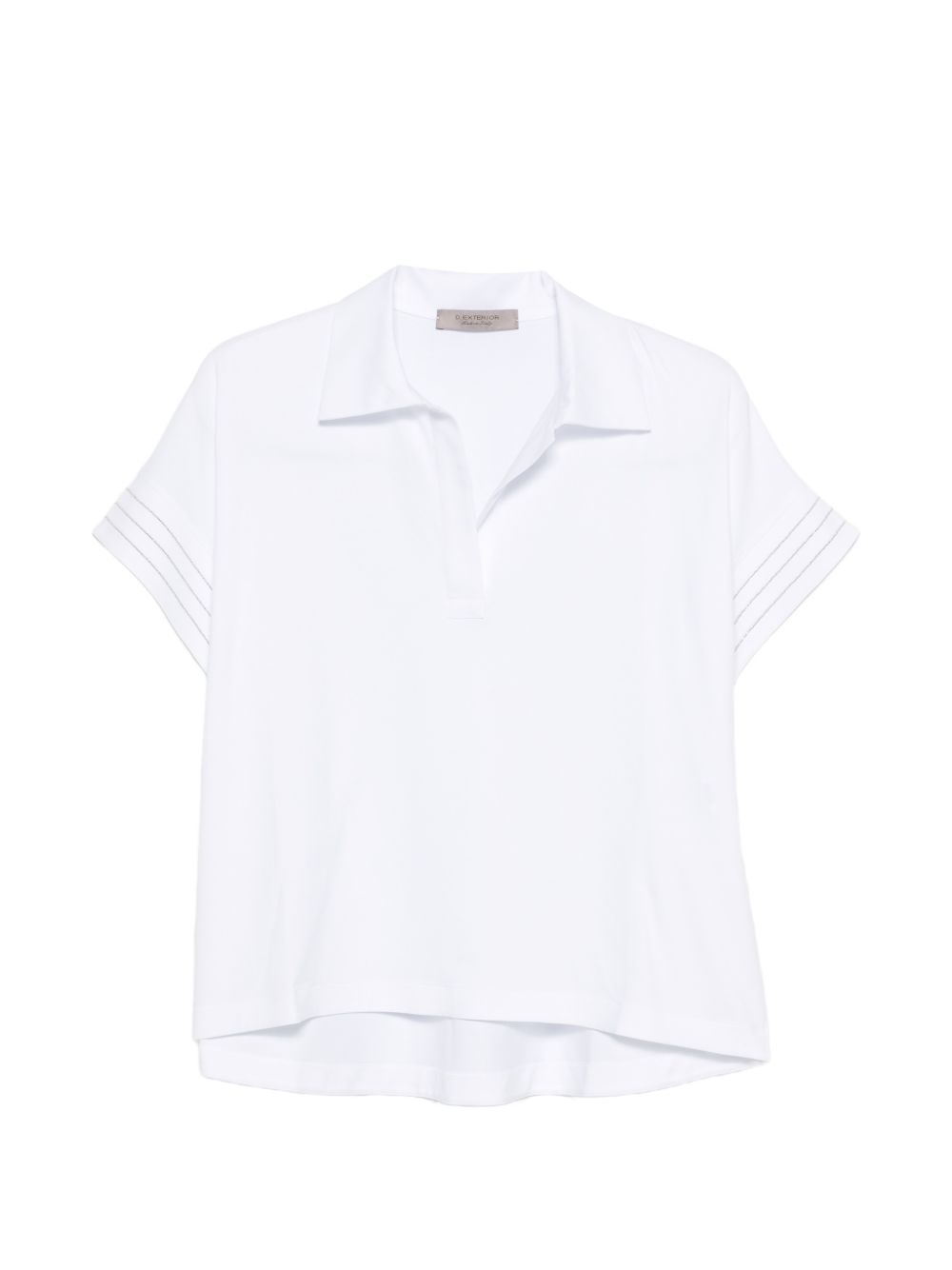 D EXTERIOR T-shirts and Polos White 626201BIAN (D.EXTERIOR / ポロシャツ ) | D.EXTERIOR (ディーエクステリア)